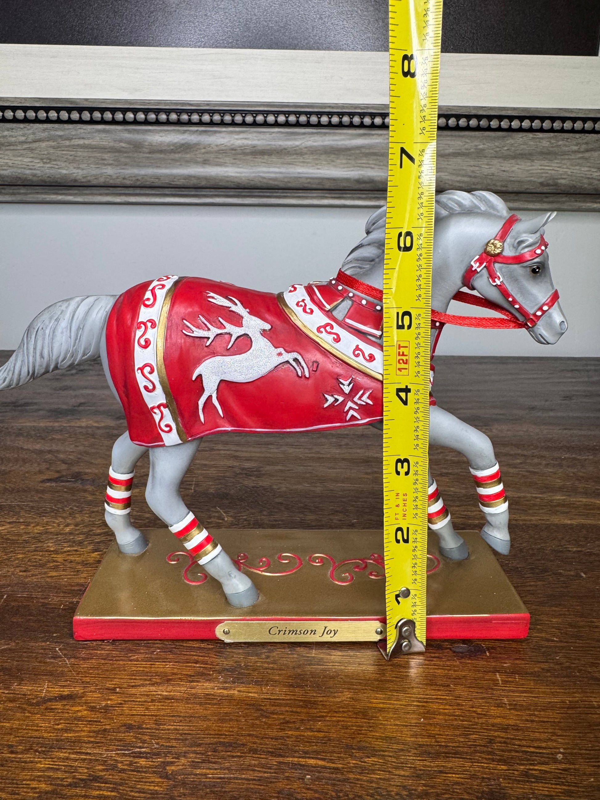 Vintage 1st Edition 2016 Trail of Painted Ponies "Crimson Joy" Figurine w/ original Box