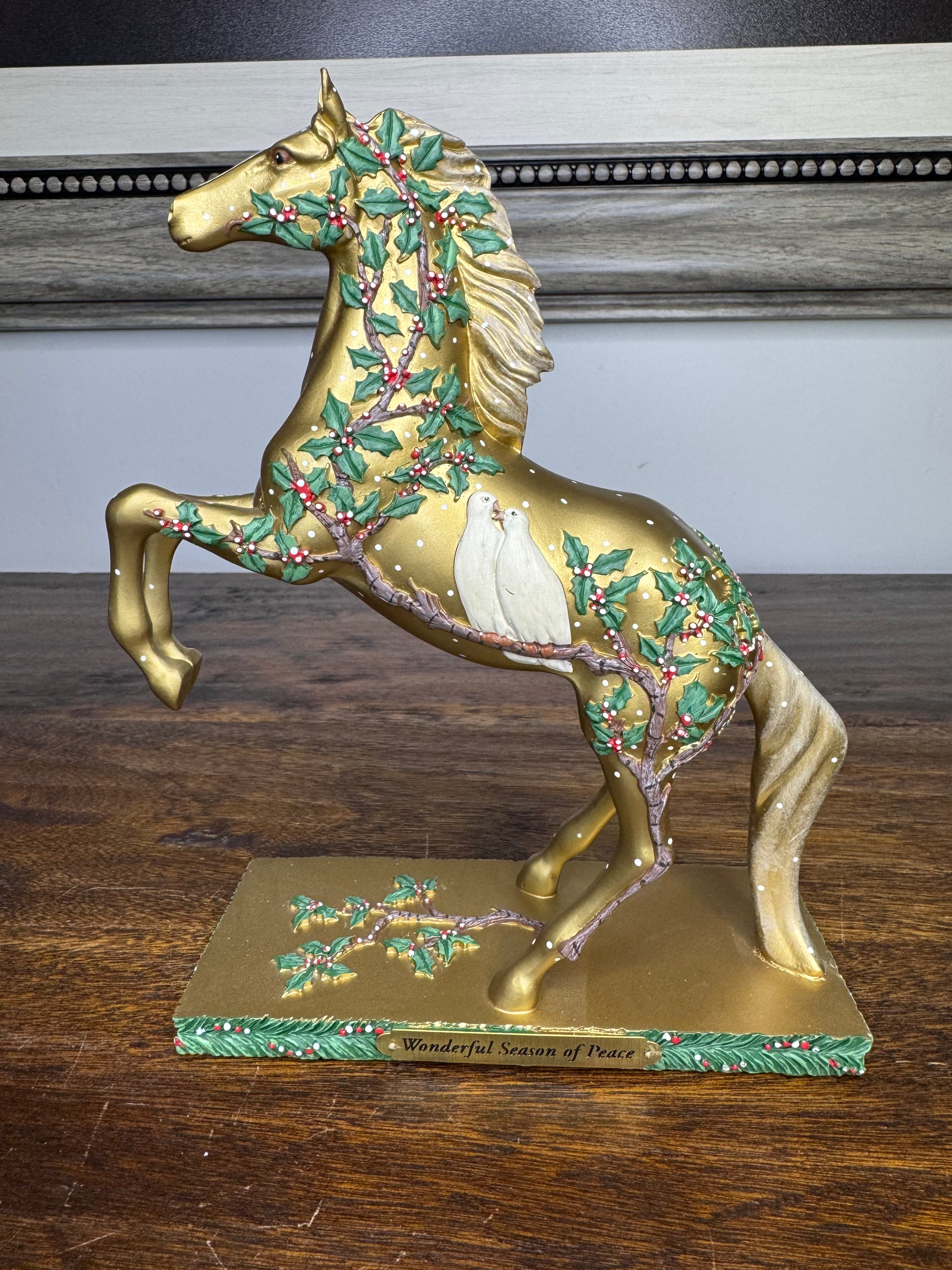 2017 1st Edition Trail of Painted Ponies "Wonderful Season of Peace" Figurine w/original Box