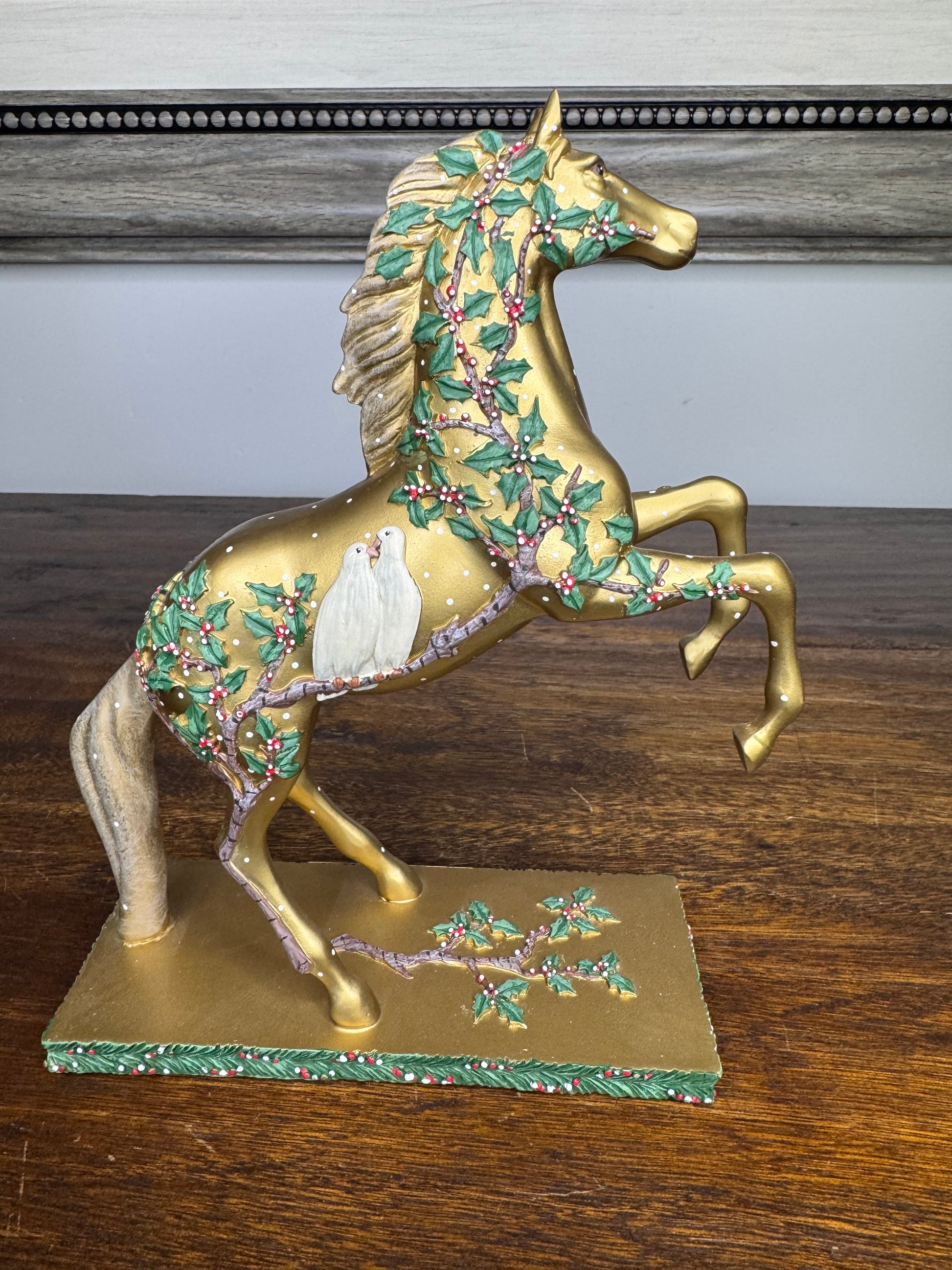 2017 1st Edition Trail of Painted Ponies "Wonderful Season of Peace" Figurine w/original Box