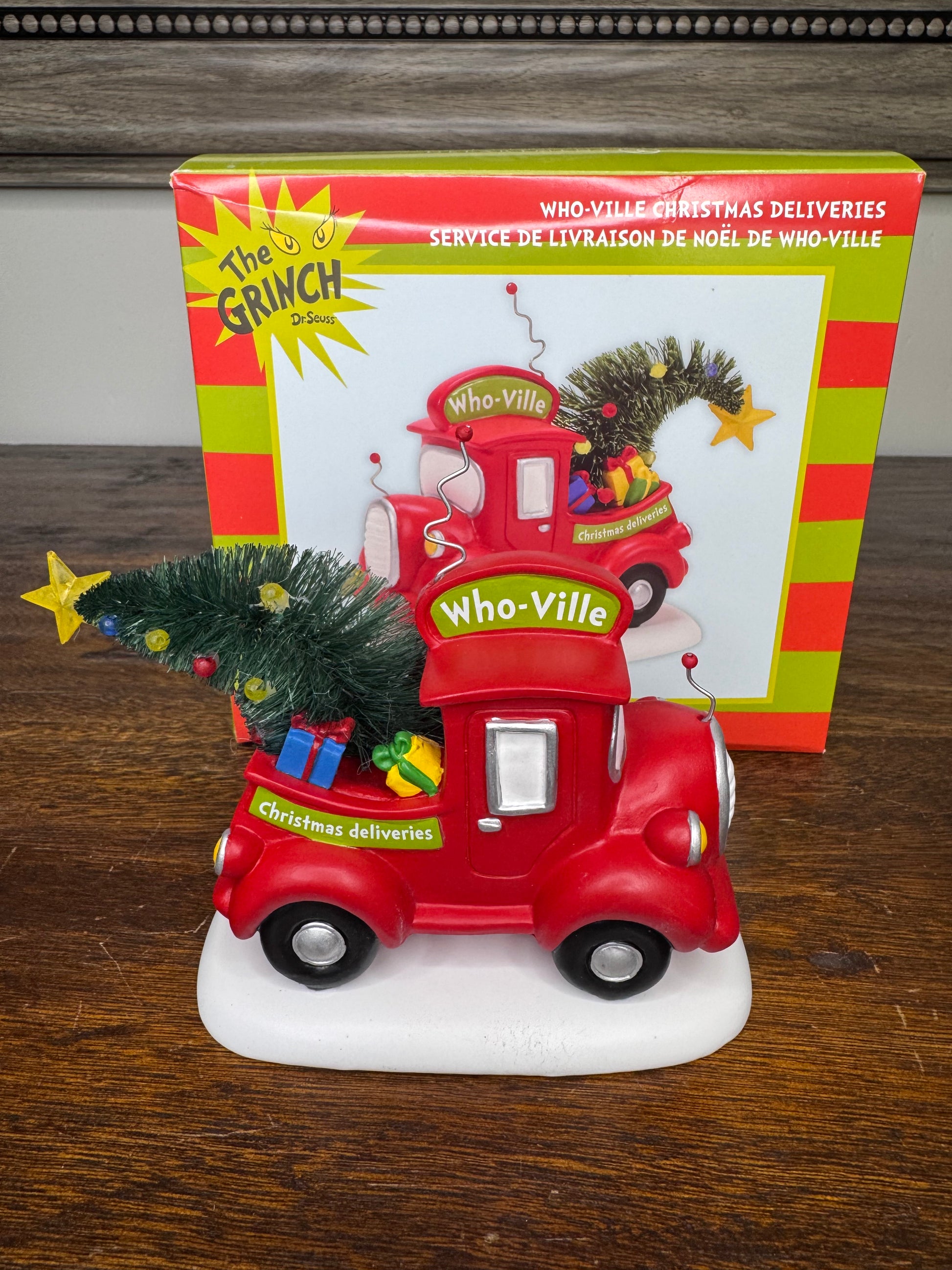 New Dept 56 Grinch Village Who-Ville Christmas Deliveries