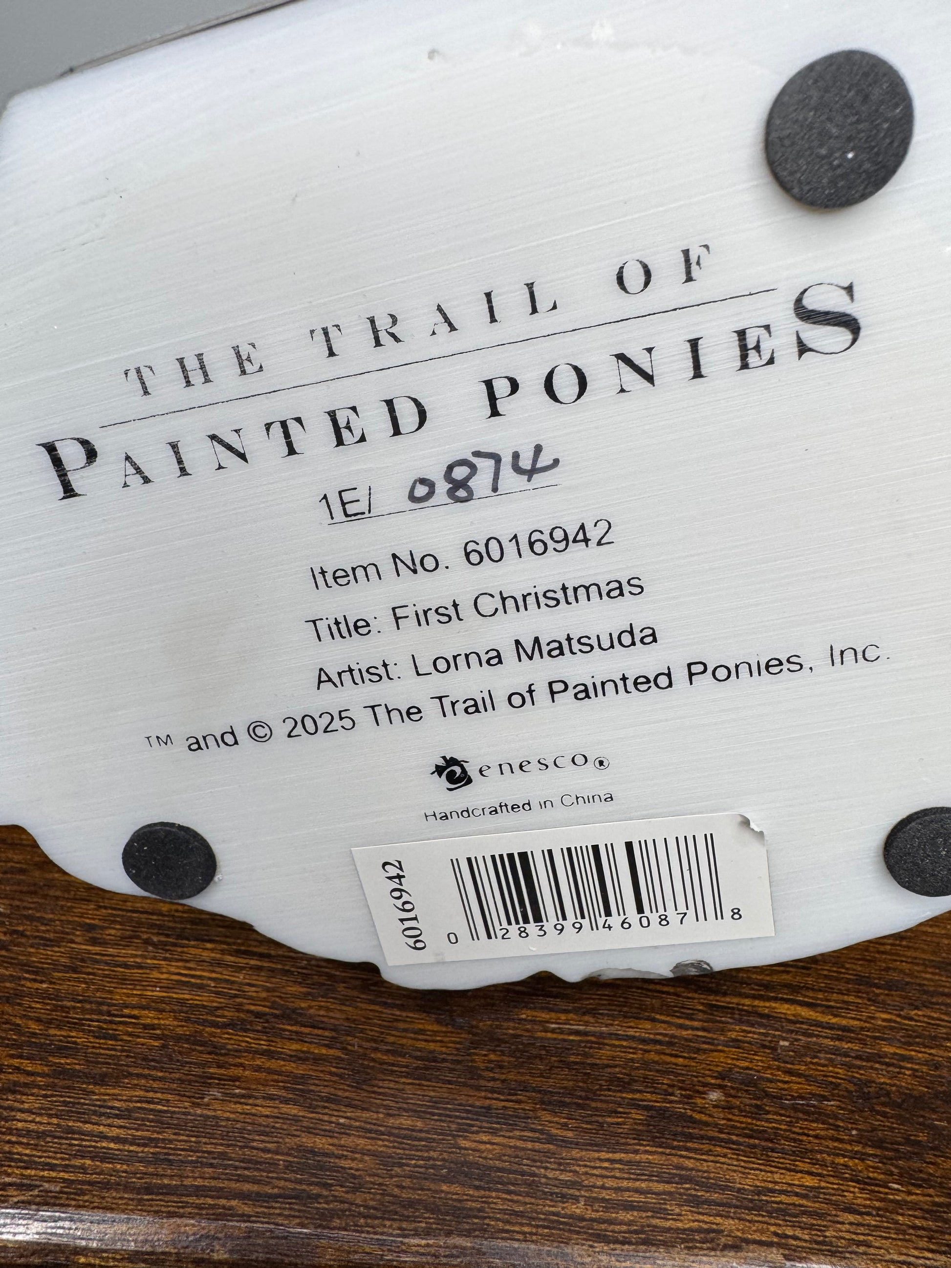 New Trail of Painted Ponies "First Christmas" Figurine