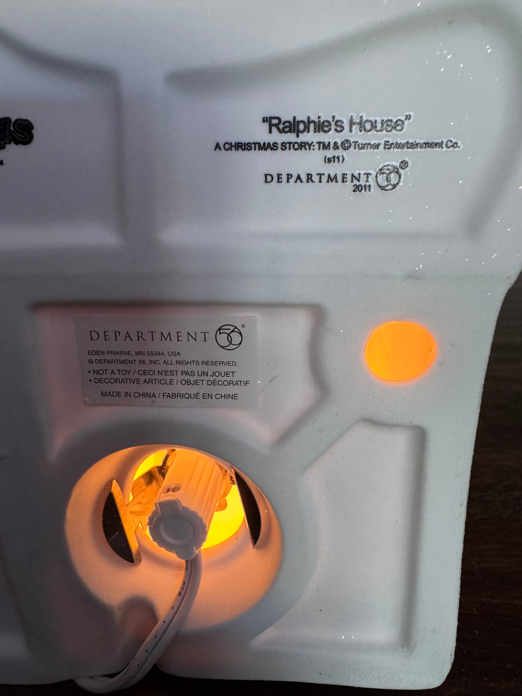 New Dept 56 A Christmas Story Village "Ralphie's House"