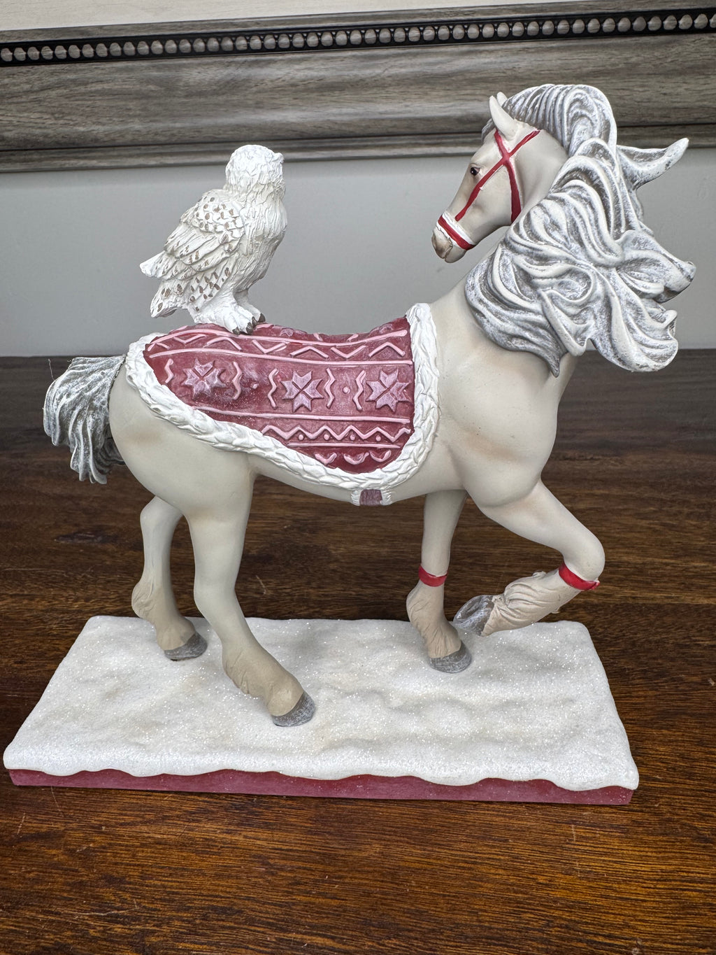 New Trail of Painted Ponies Alpine Snow Figurine