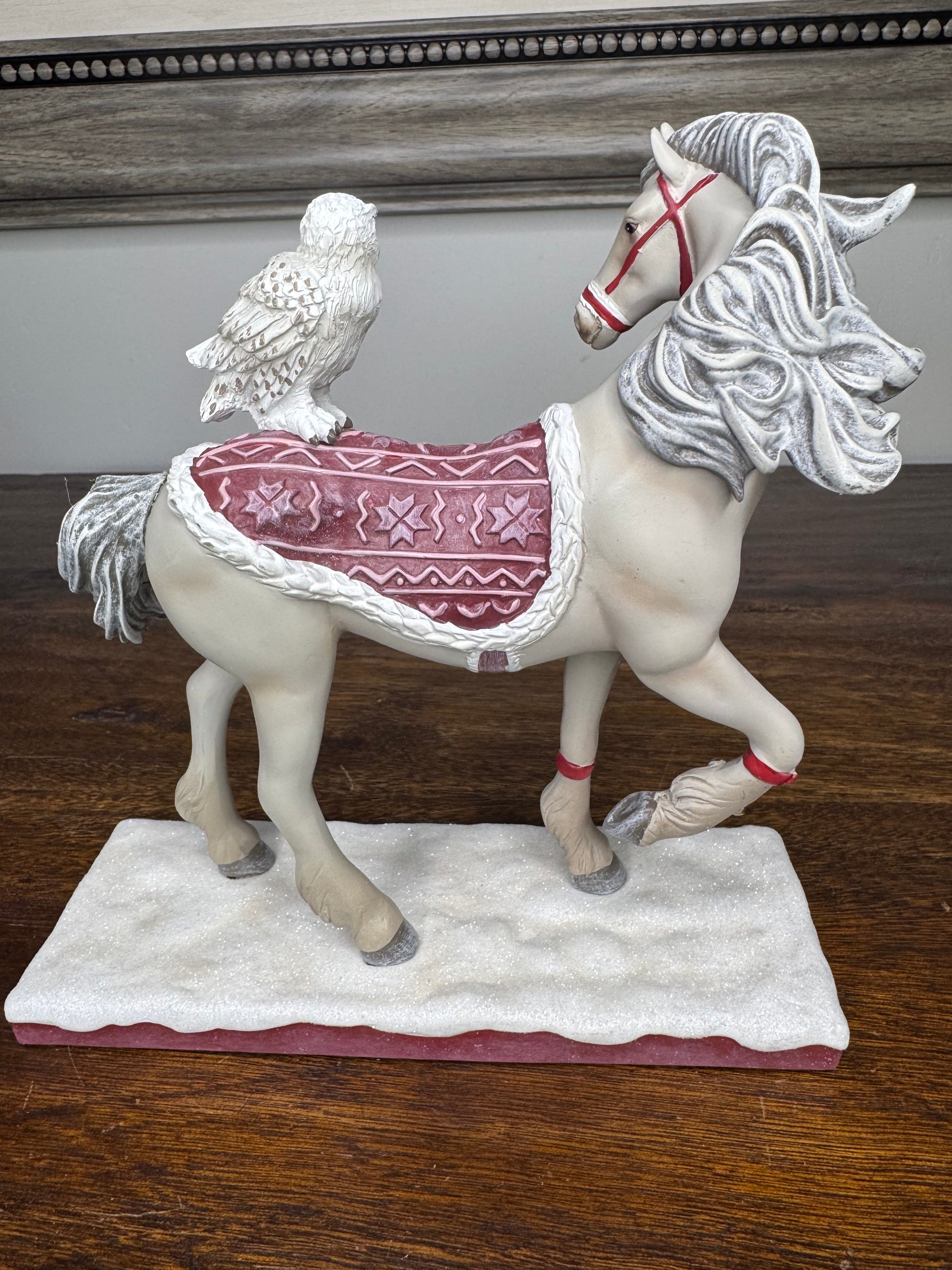 New Trail of Painted Ponies Alpine Snow Figurine