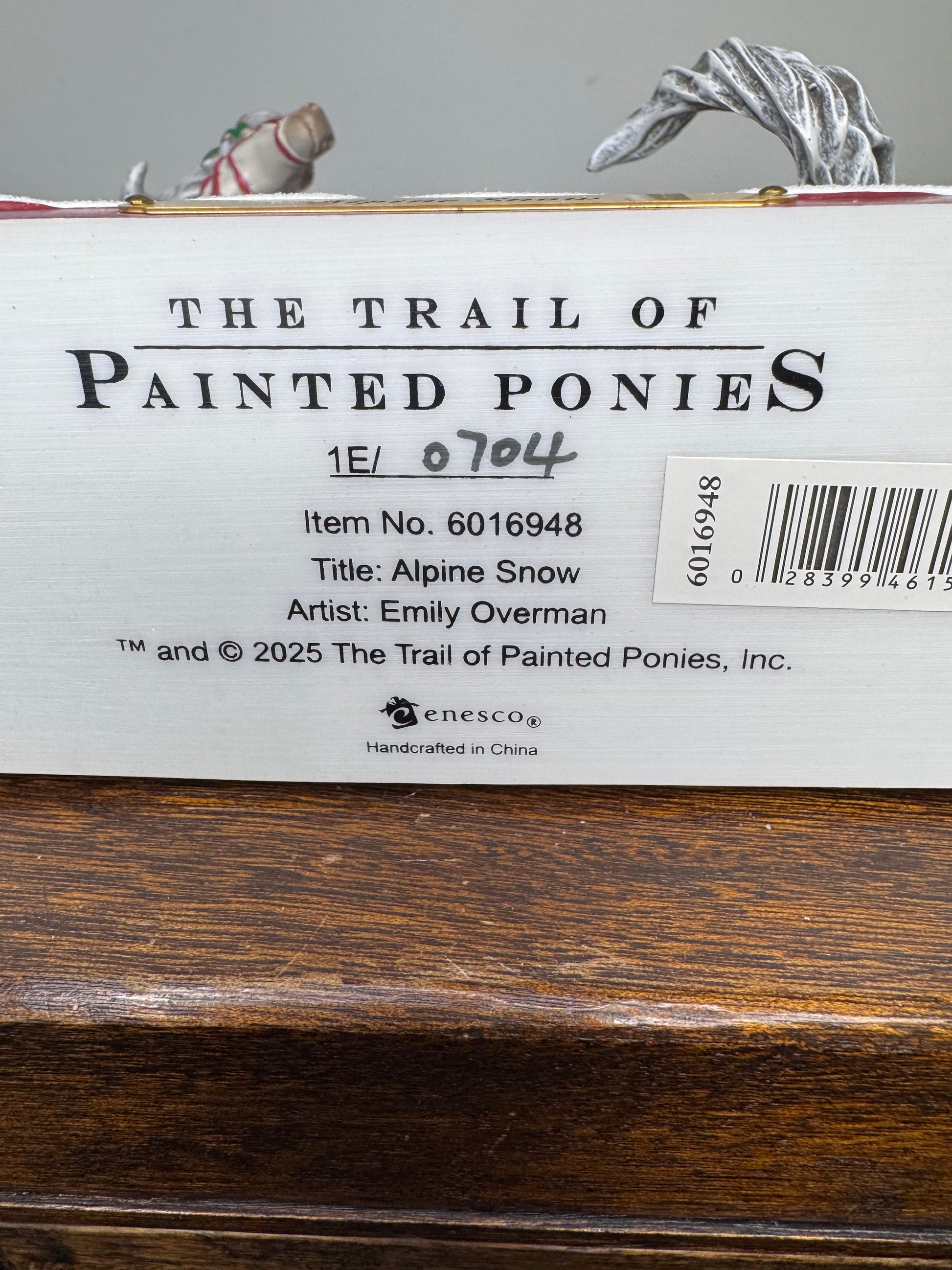 New Trail of Painted Ponies Alpine Snow Figurine