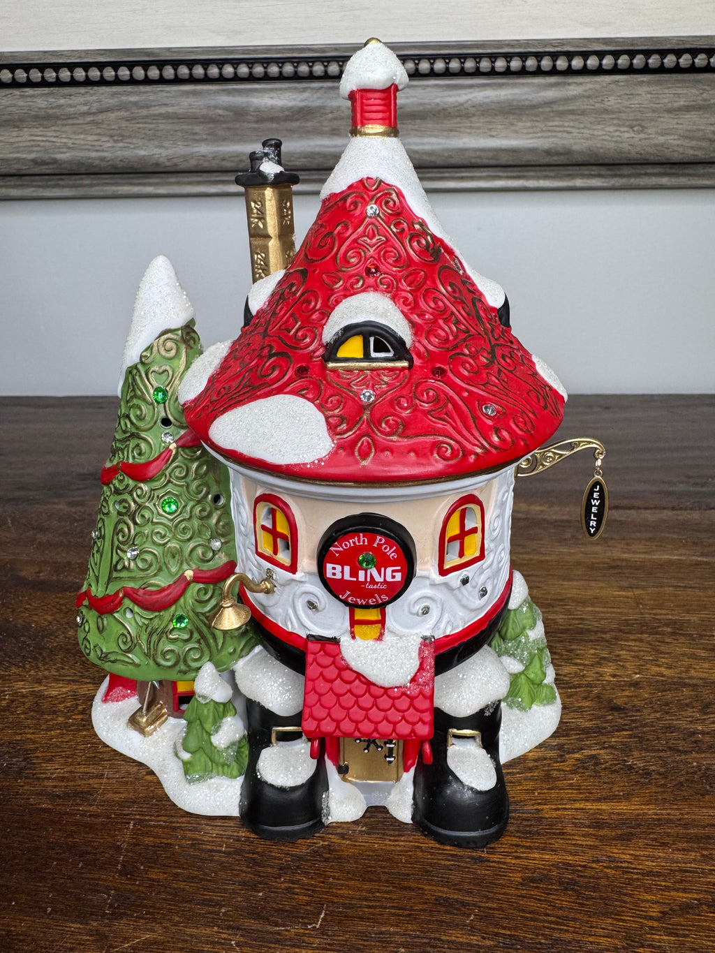 New Dept 56 Snow Village "Blingtastic Jewlers" Light Up Building