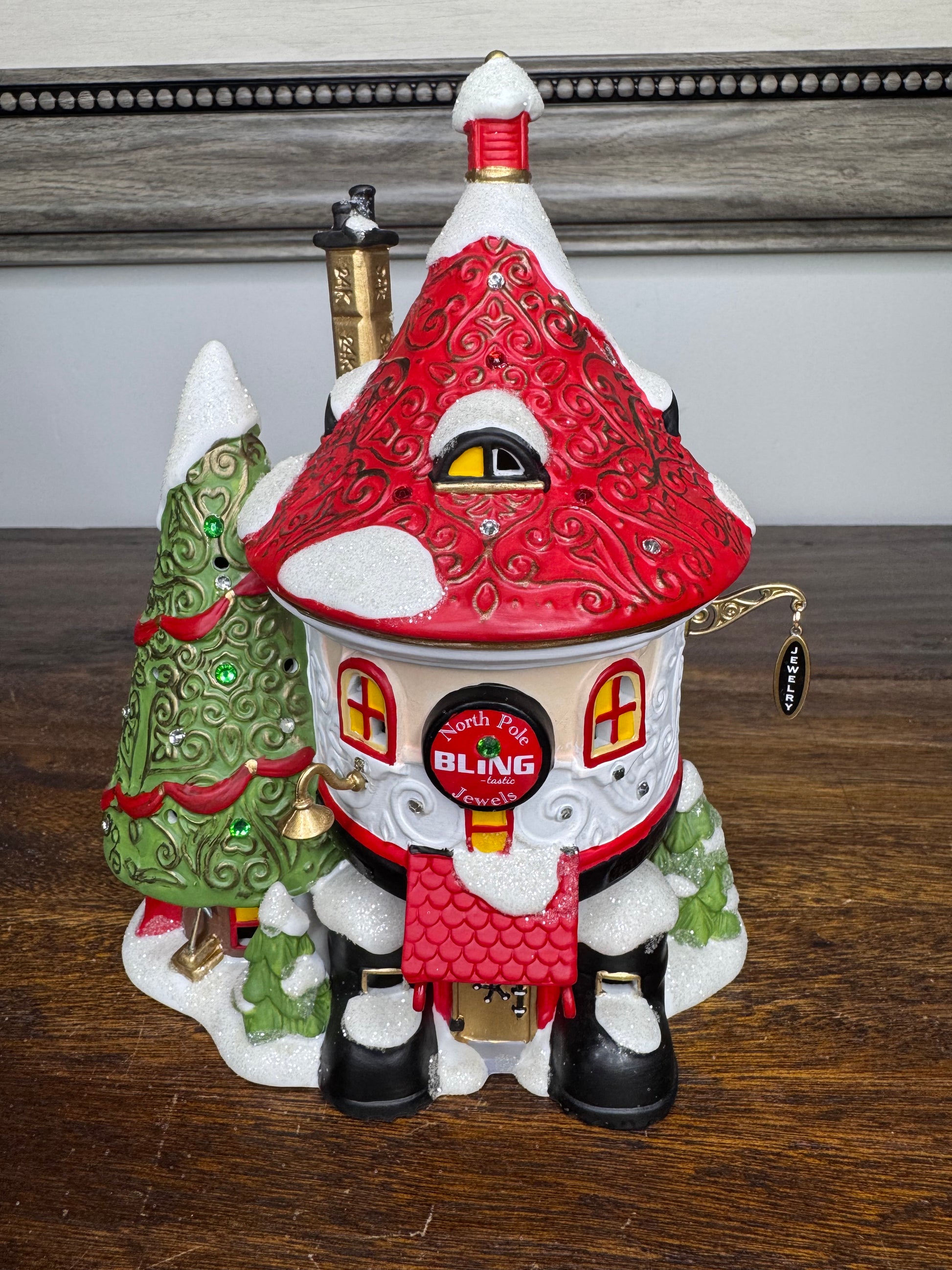 New Dept 56 Snow Village "Blingtastic Jewlers" Light Up Building