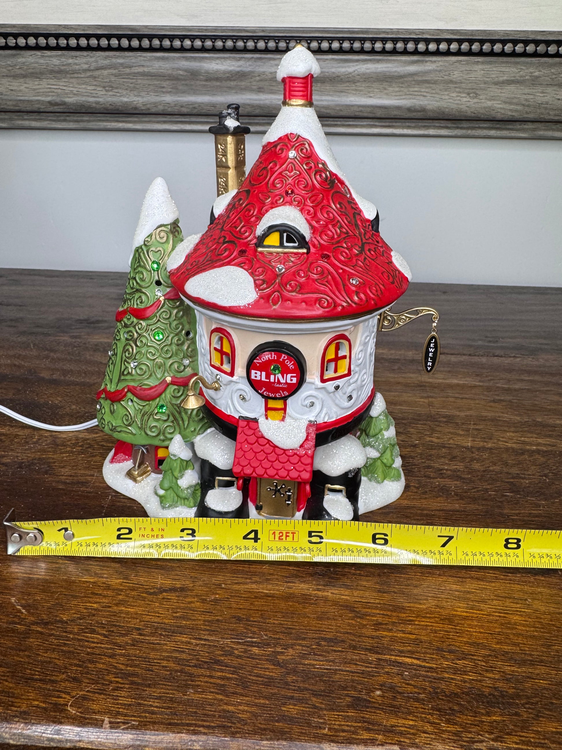 New Dept 56 Snow Village "Blingtastic Jewlers" Light Up Building