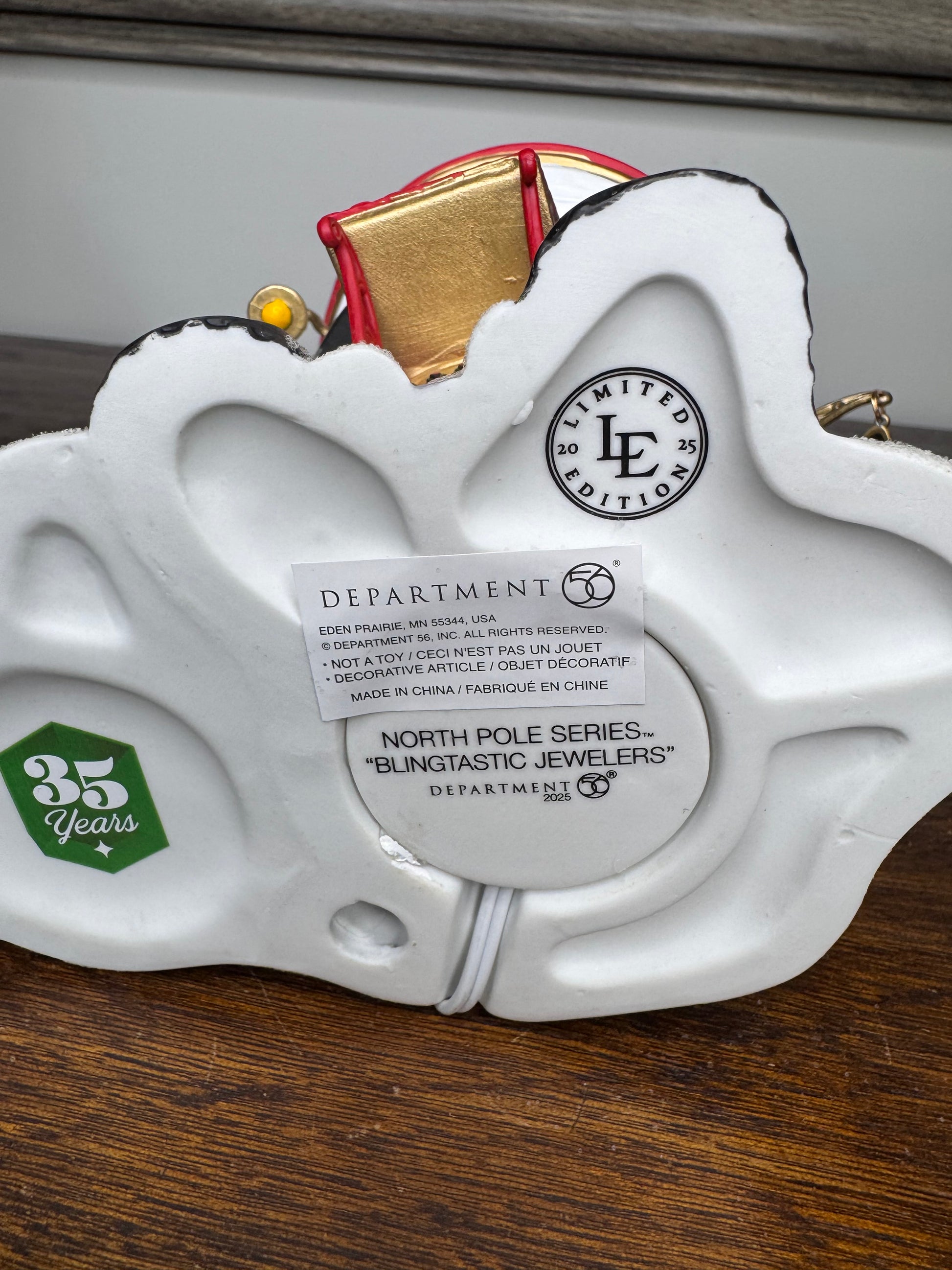 New Dept 56 Snow Village "Blingtastic Jewlers" Light Up Building