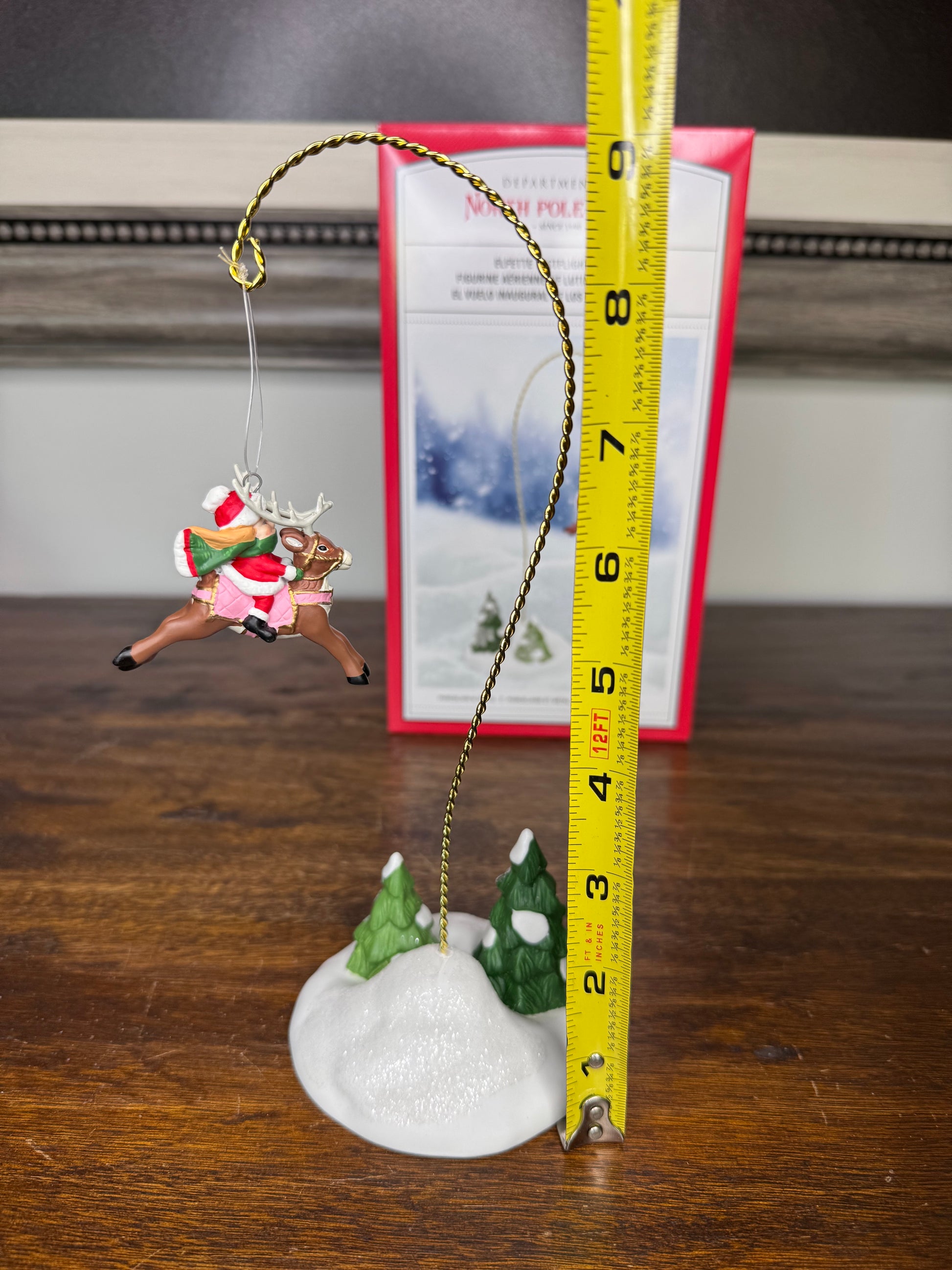 New Dept 56 North Pole Village Accessory "Elfette TestFlight Ariel"