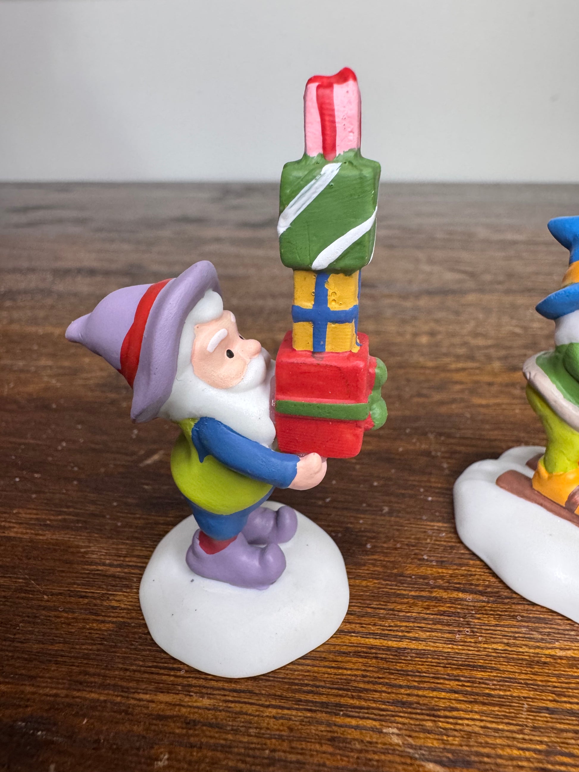 New Dept 56 North Pole Village Accessory "Friends and Neighbors" Set of 3