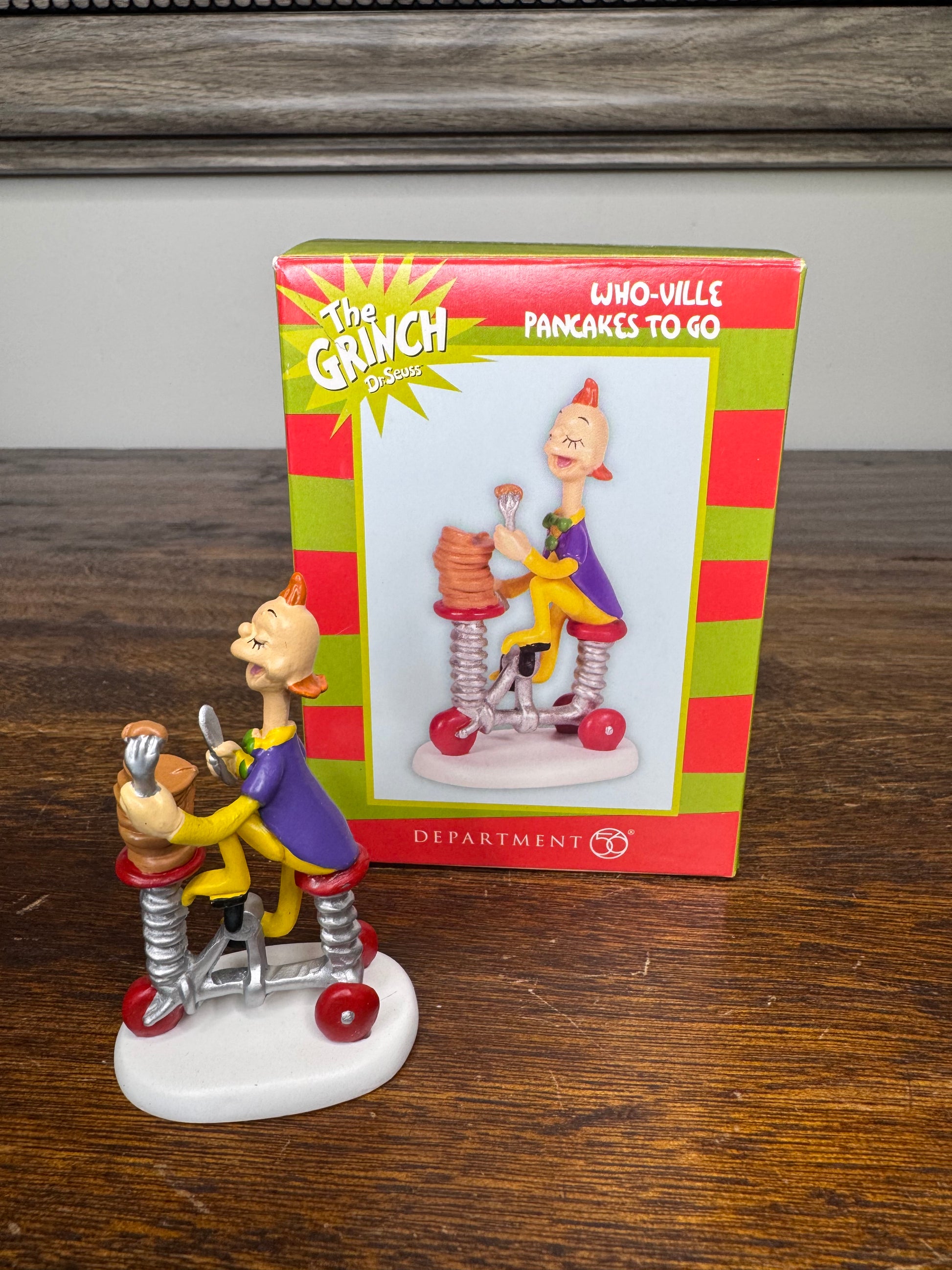 New Dept 56 Grinch Village "Who-ville Pancakes To Go"