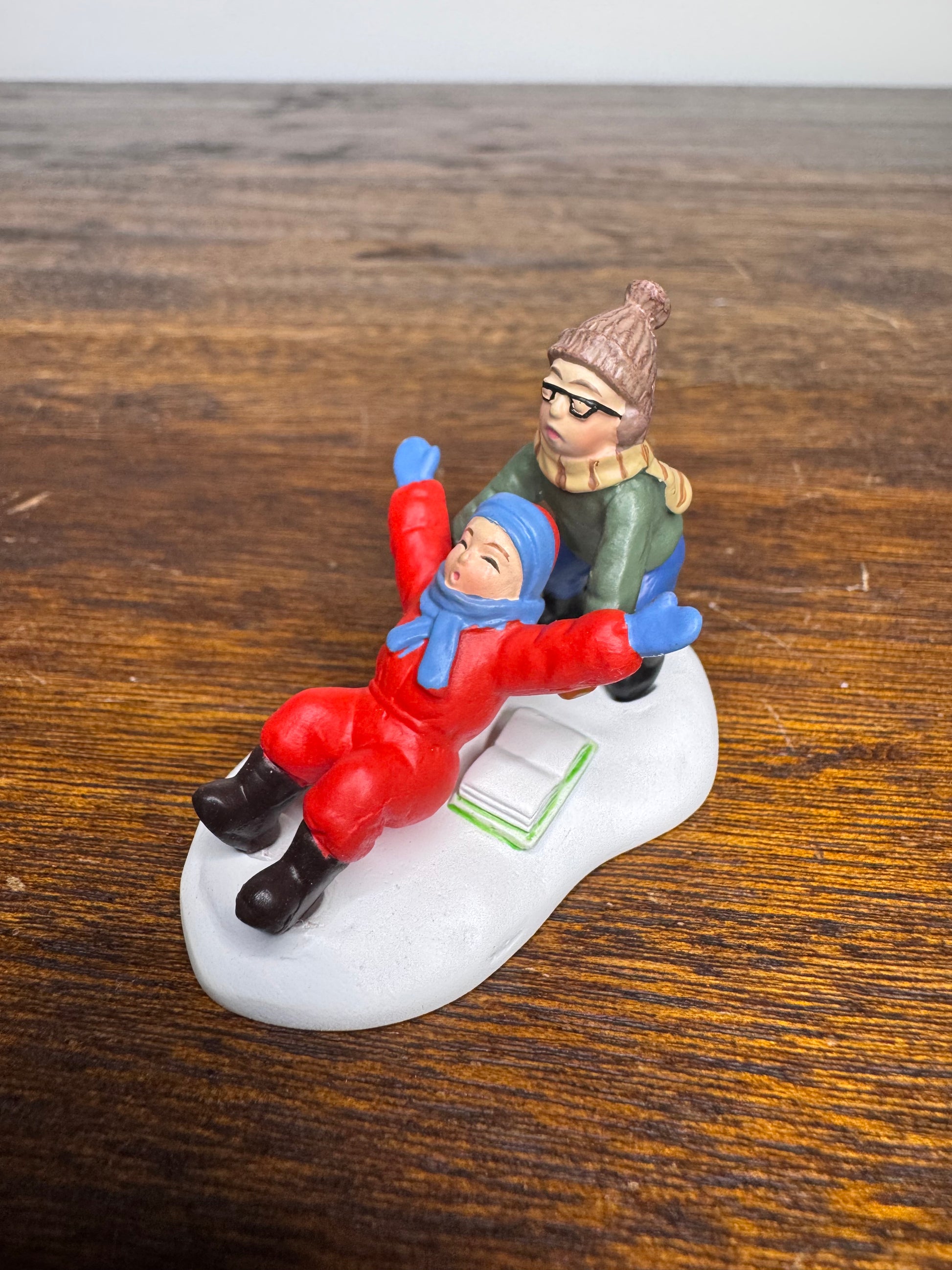 New Dept 56 A Christmas Story Village Accessory "Ralphie To The Rescue"