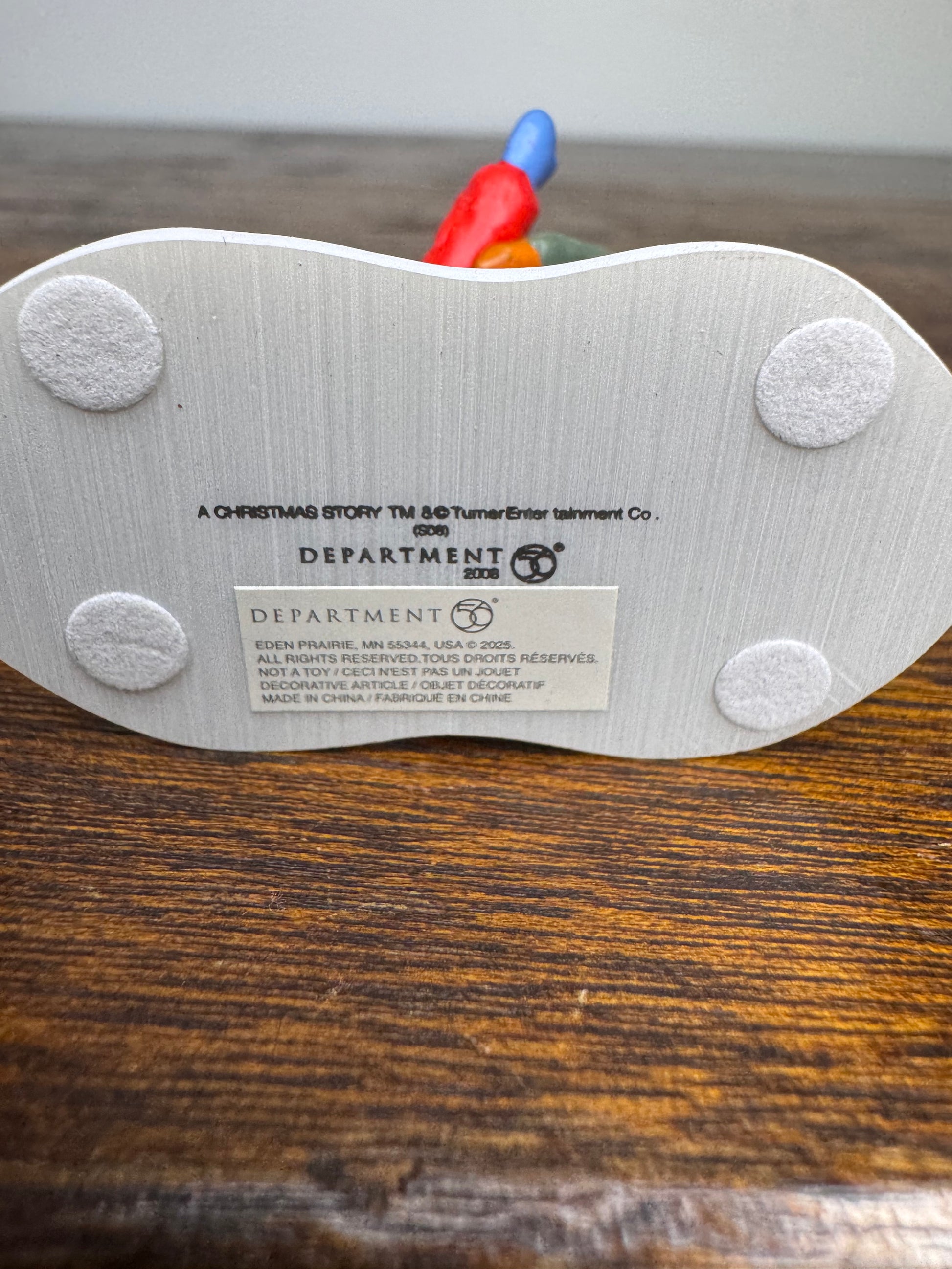 New Dept 56 A Christmas Story Village Accessory "Ralphie To The Rescue"