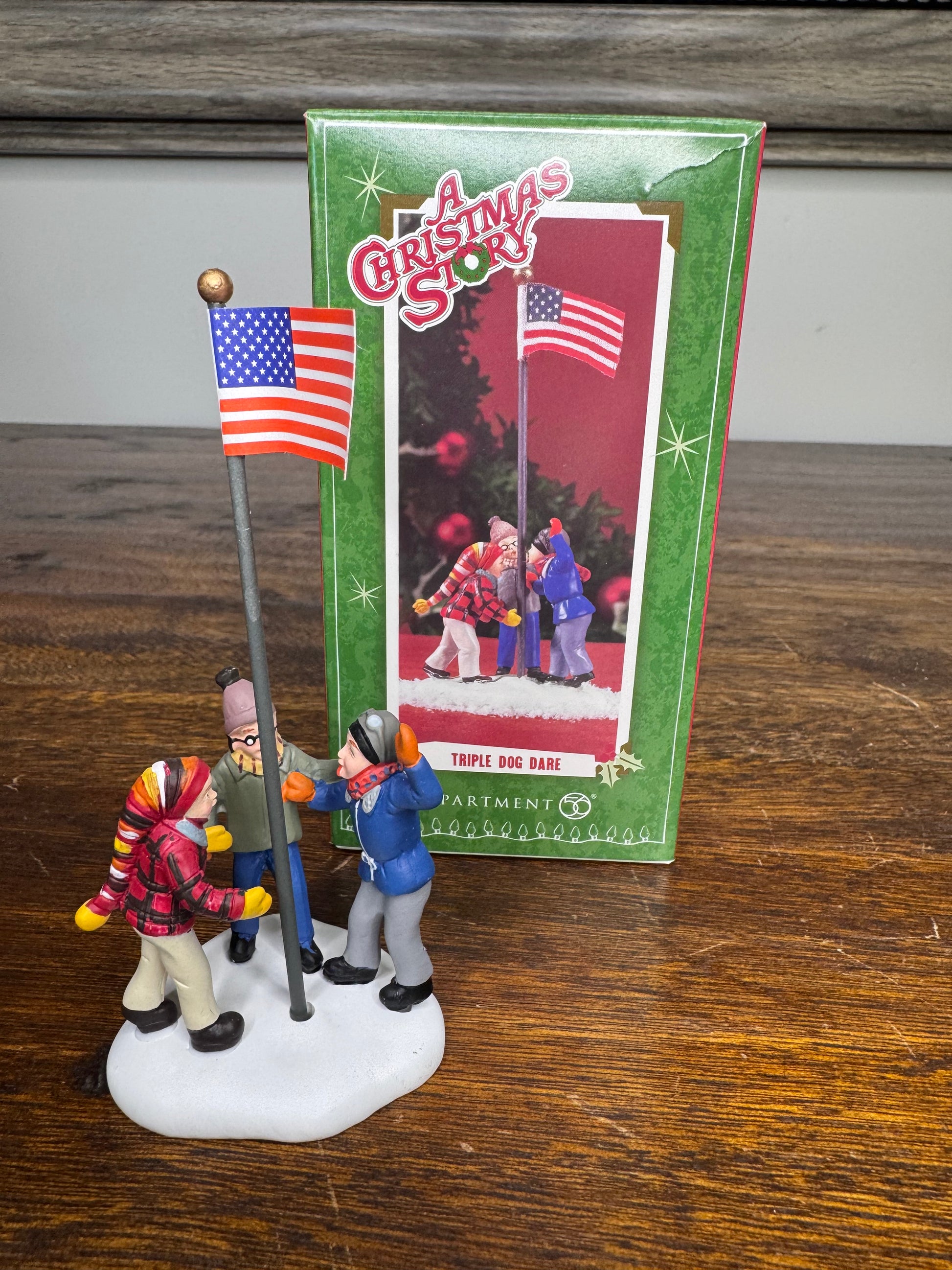 New Dept 56 A Christmas Story Village "Triple Dog Dare"