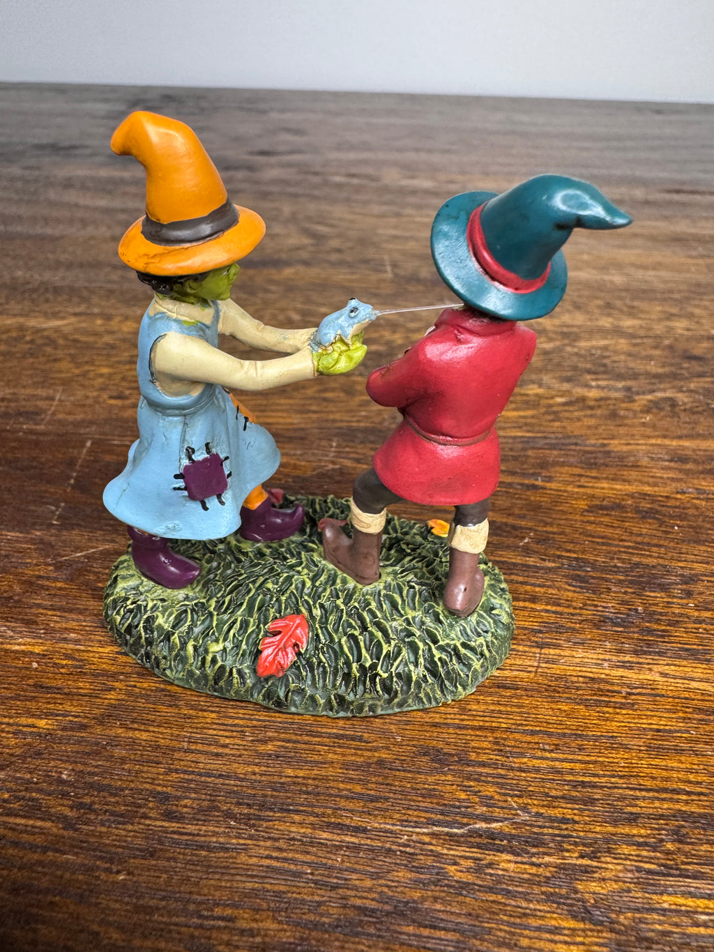 New Dept 56 Snow Village Halloween Accessory "The Squirting Frog Trick"