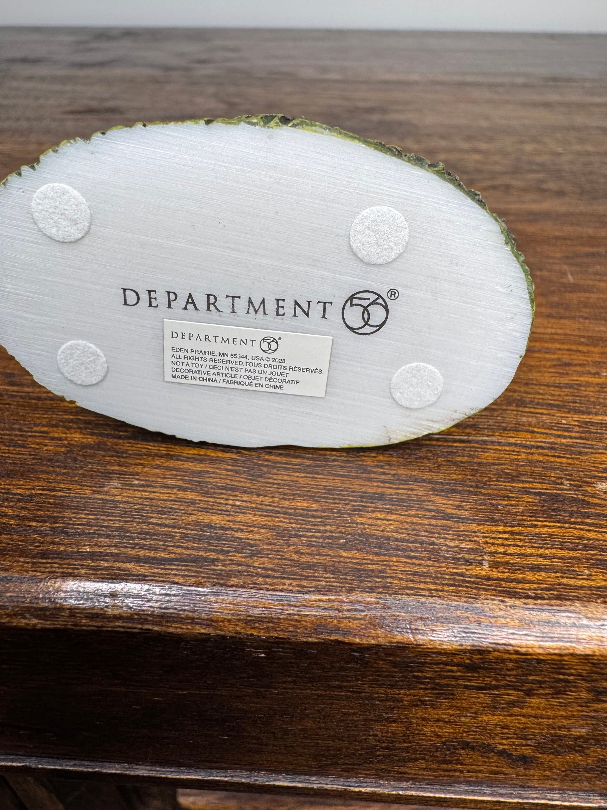 New Dept 56 Snow Village Halloween Accessory "The Squirting Frog Trick"