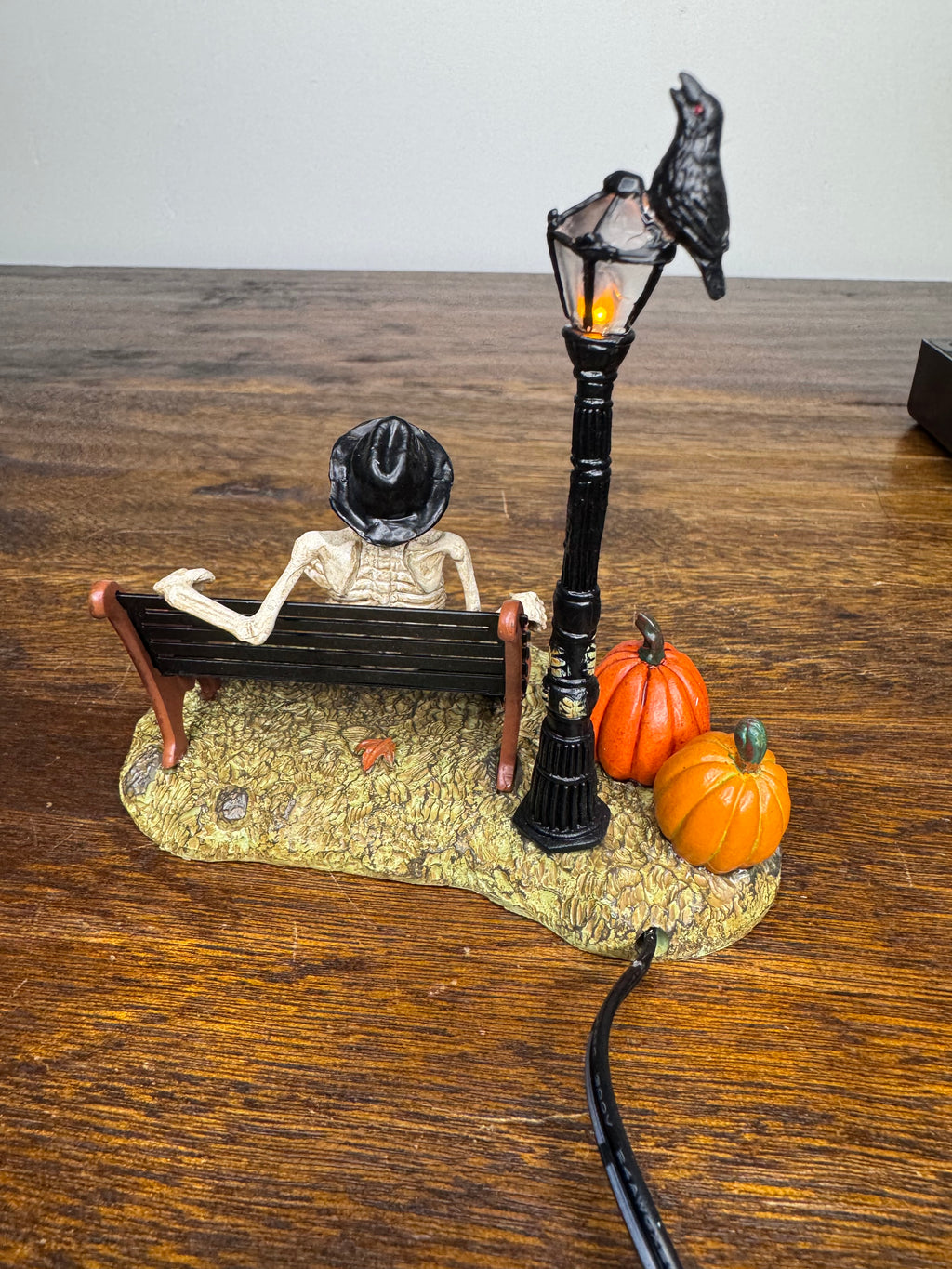 New Dept 56 Snow Village Halloween "Resting My Bones" Light Up Accessory