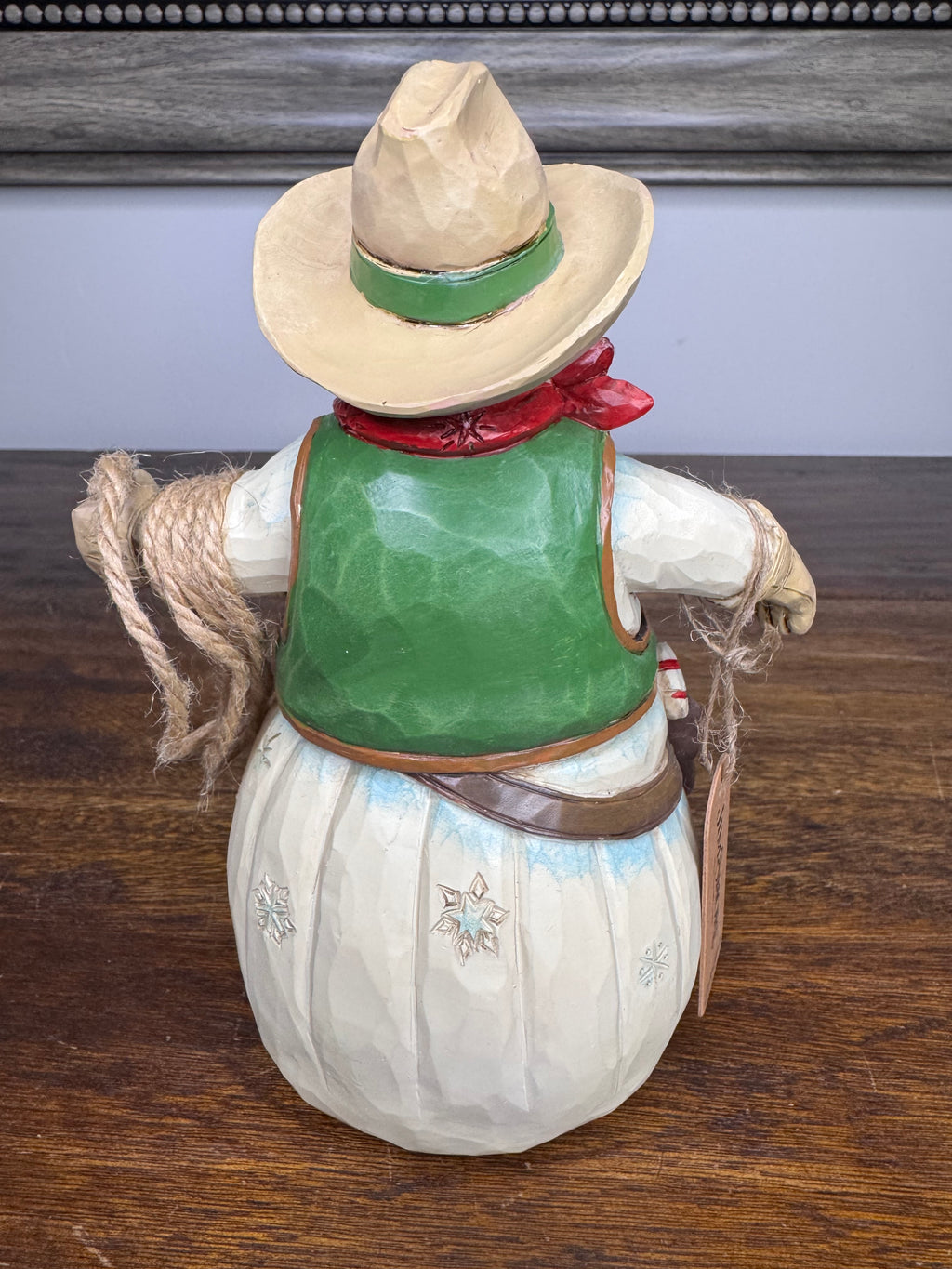 New Jim Shore Heartwood Creek Cowboy Snowman "Howdy Winter" w/ Box
