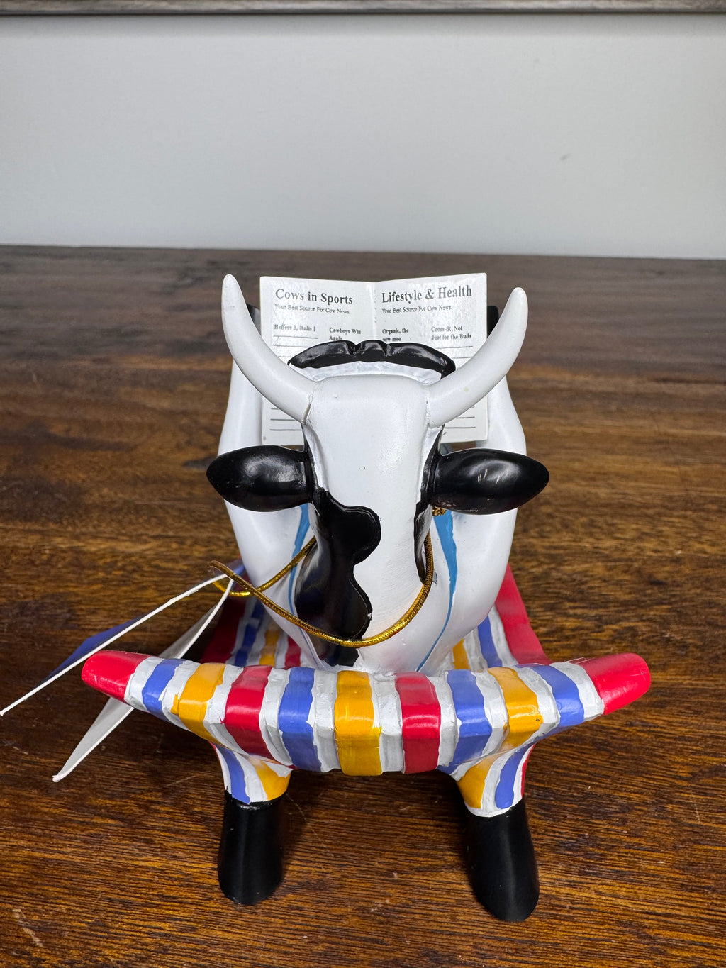 New Sunbather Cow Cow Parade Figurine w/ Original Box