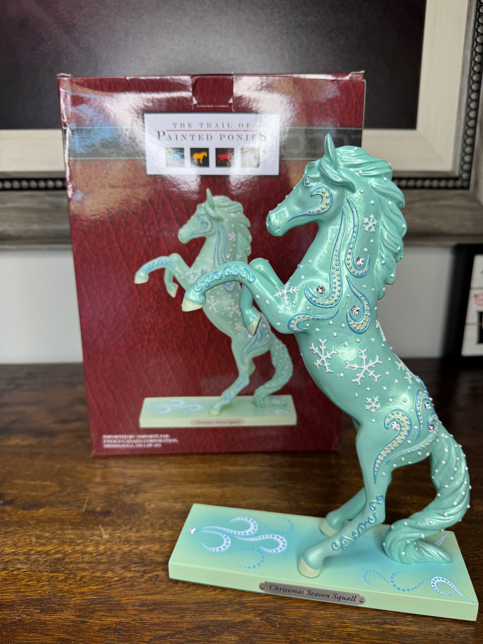 New Trail of Painted Ponies "Christmas Season Squall" Figurine