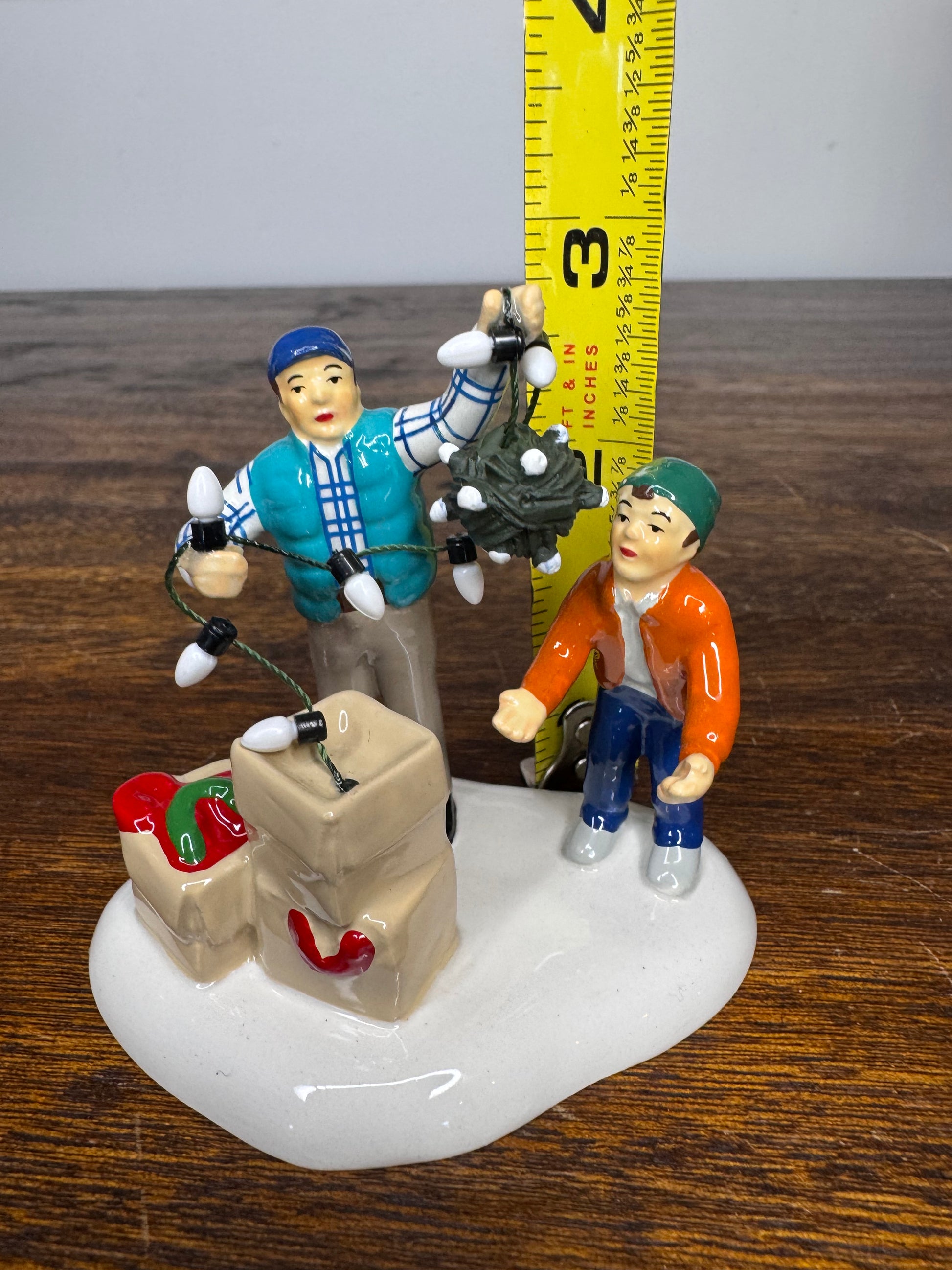 New Dept 56 Snow Village Christmas Vacation "Clark and Rusty Continue Tradition"