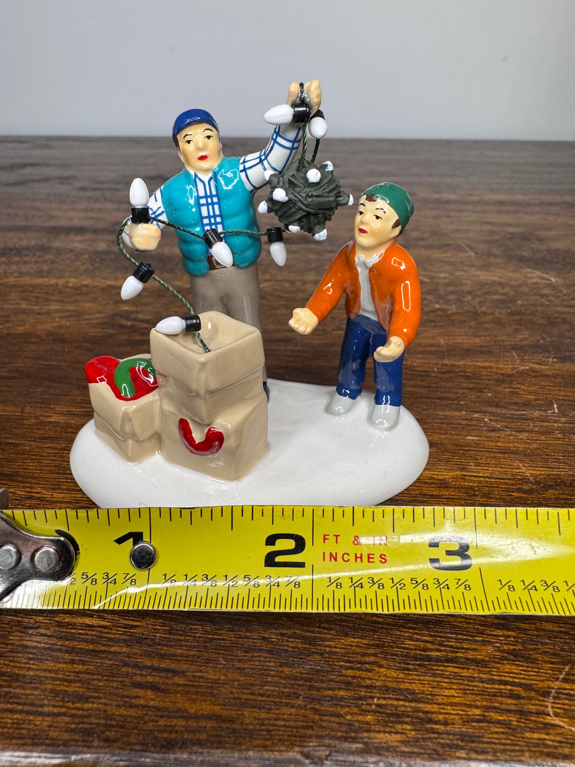 New Dept 56 Snow Village Christmas Vacation "Clark and Rusty Continue Tradition"