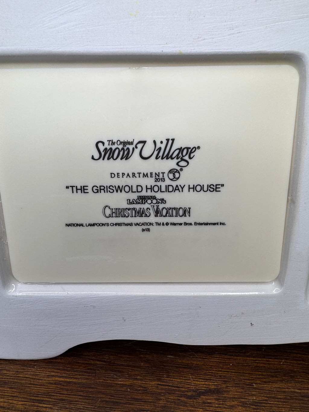 New Dept 56 National Lampoon's Christmas Vacation Griswold's Holiday House Light Up Building