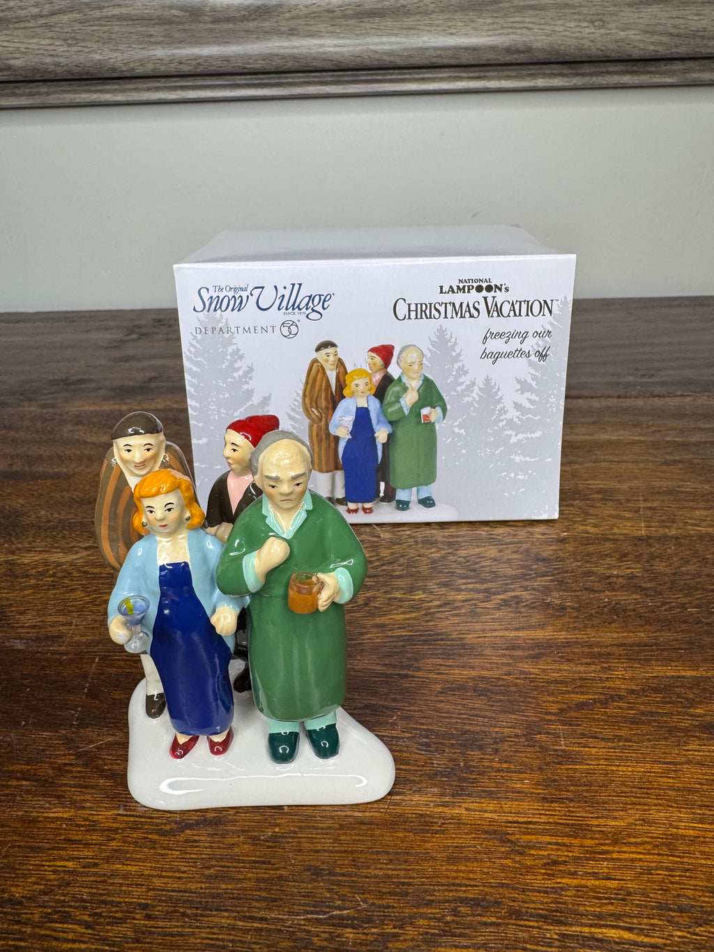 New Dept 56 Snow Village National Lampoon's Christmas Vacation "Freezing Our Baguettes Off"
