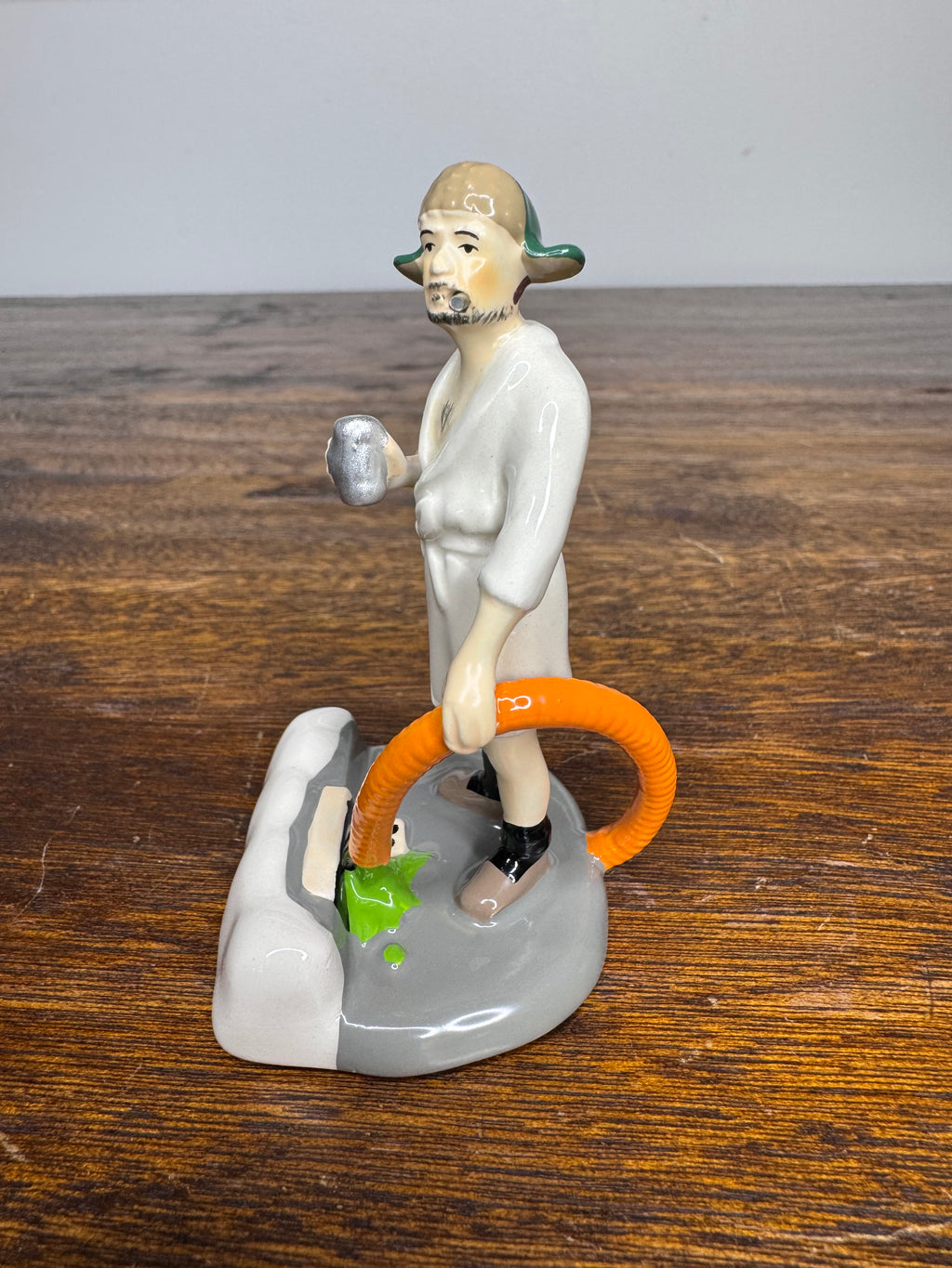 New Dept 56 Snow Village National Lampoon's Cousin Eddie In The Morning