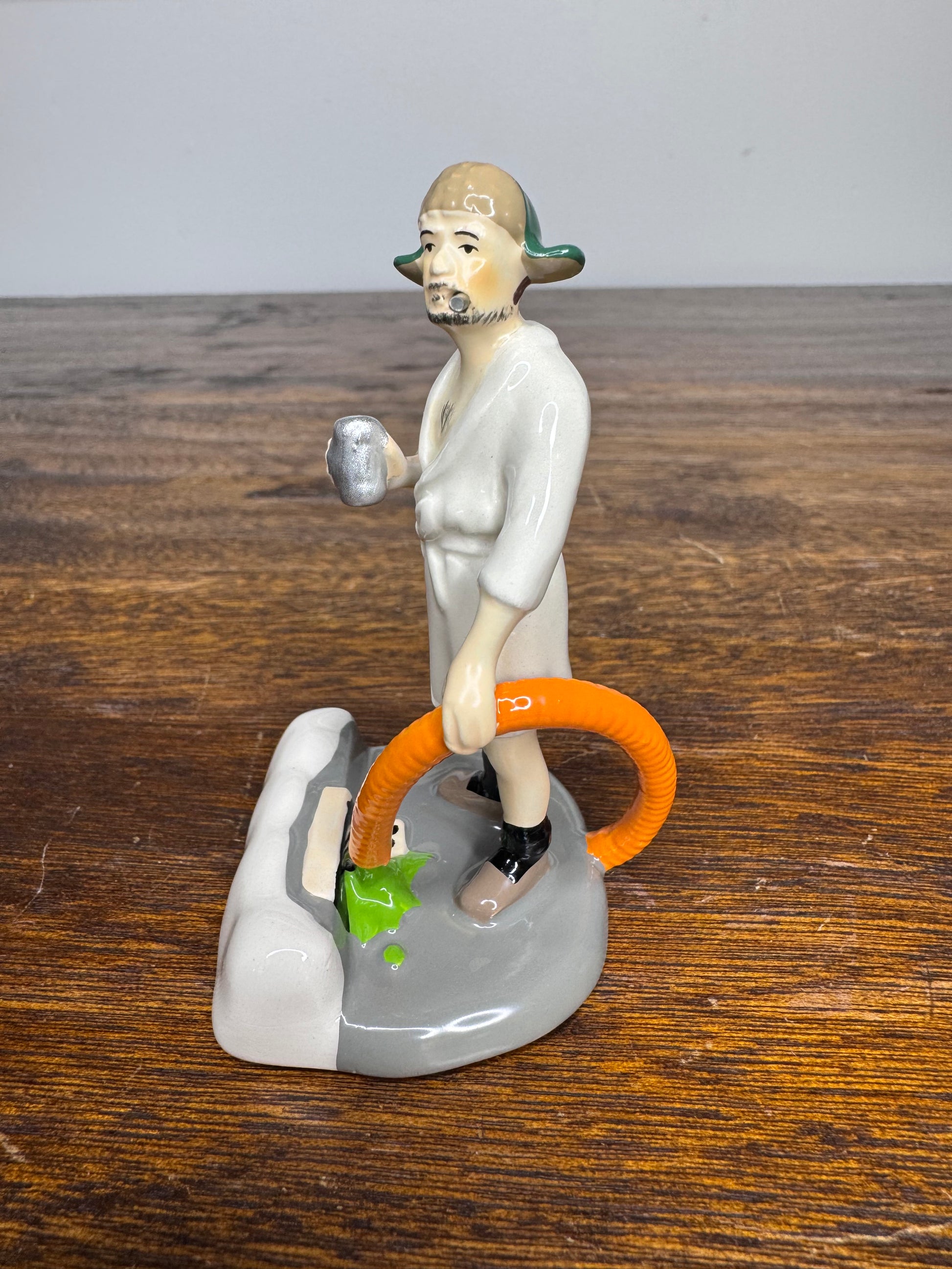 New Dept 56 Snow Village National Lampoon's Cousin Eddie In The Morning