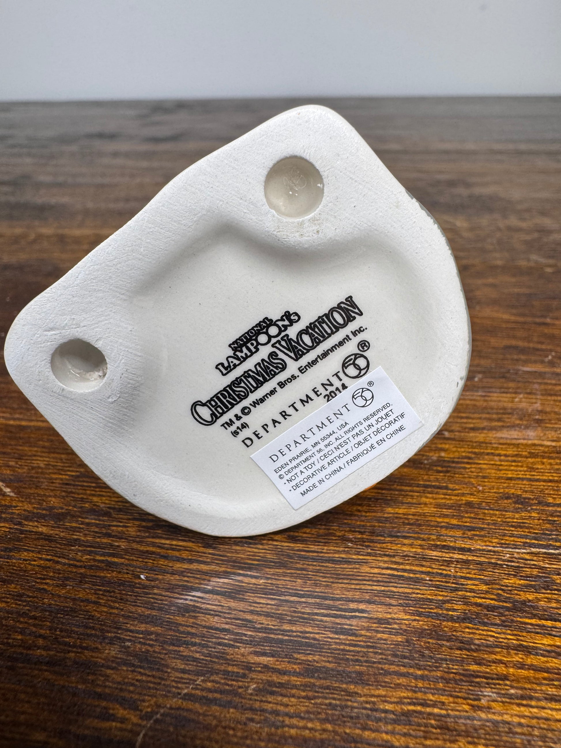 New Dept 56 Snow Village National Lampoon's Cousin Eddie In The Morning