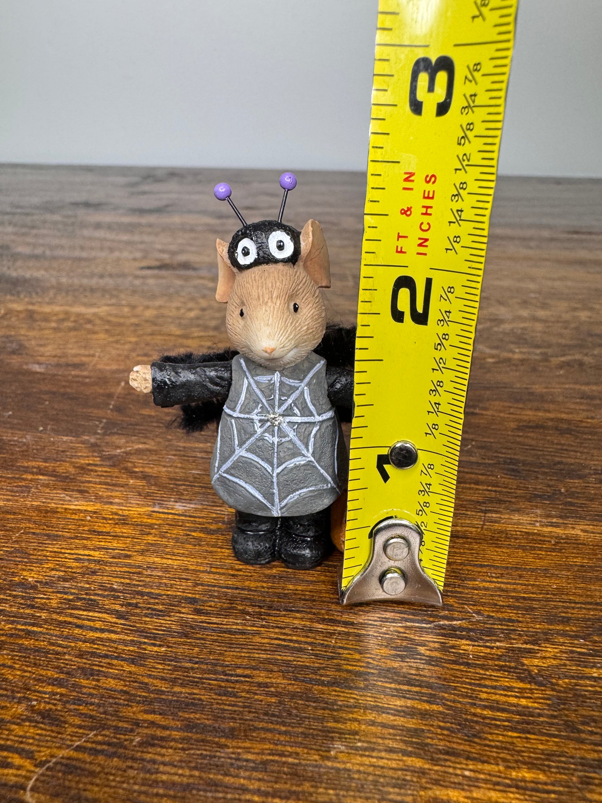 New Enesco Tails With Heart Spider Mouse Figurine