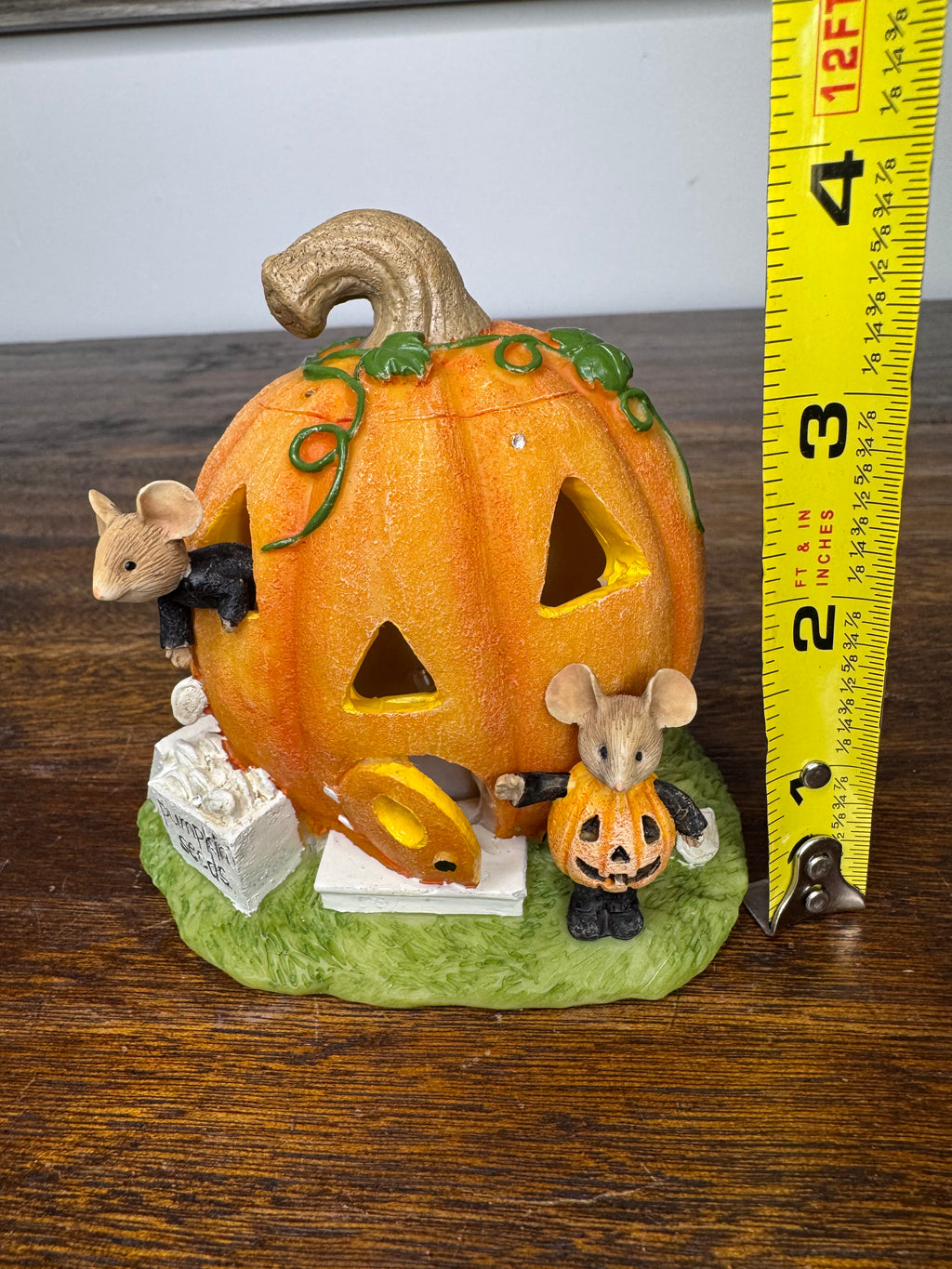 New Tails With Heart Jack-O- Lantern House