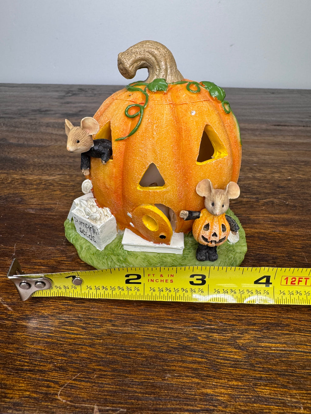 New Tails With Heart Jack-O- Lantern House