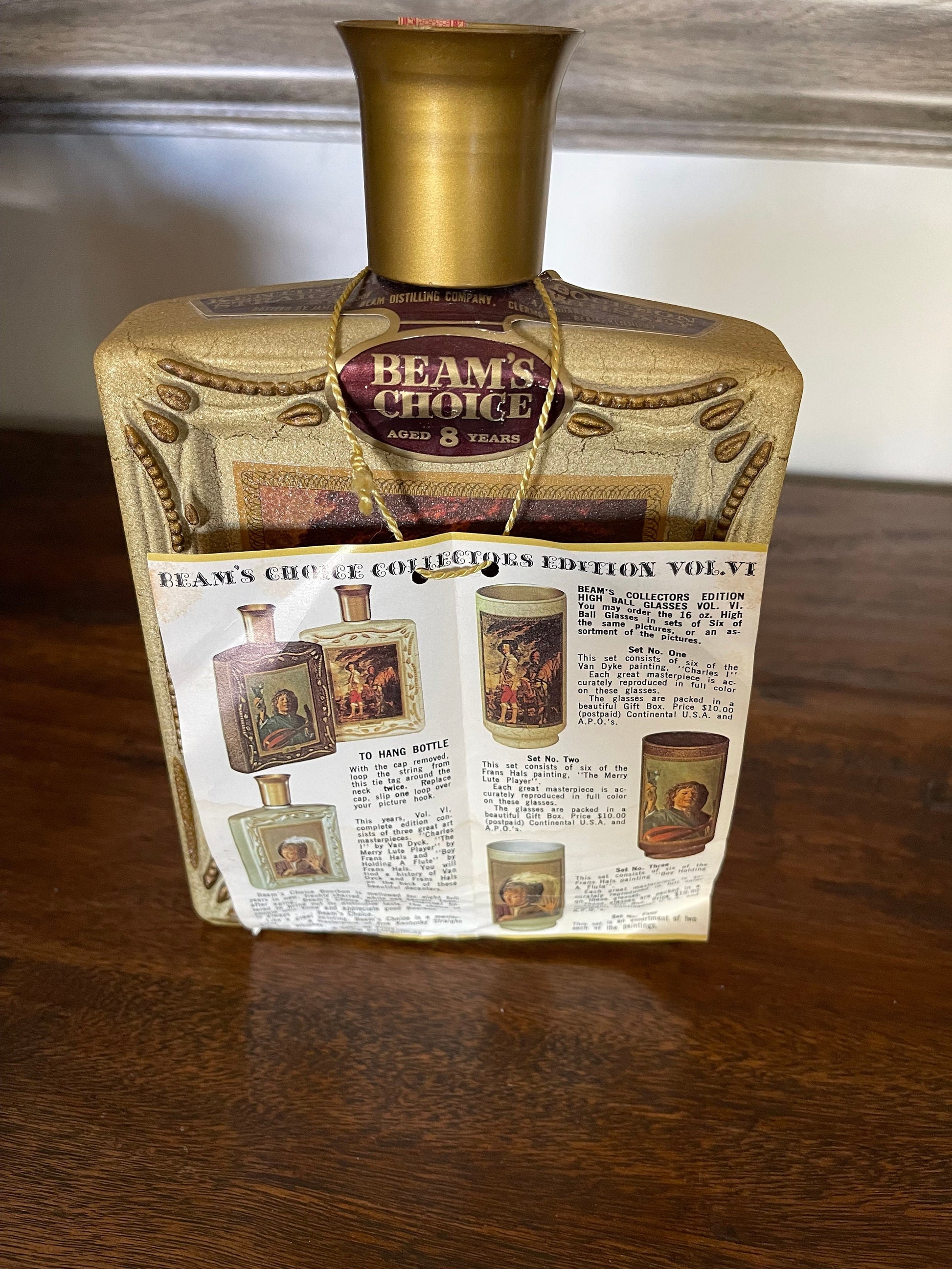 Vintage Jim Beam’s Choice Collector’s Decanter