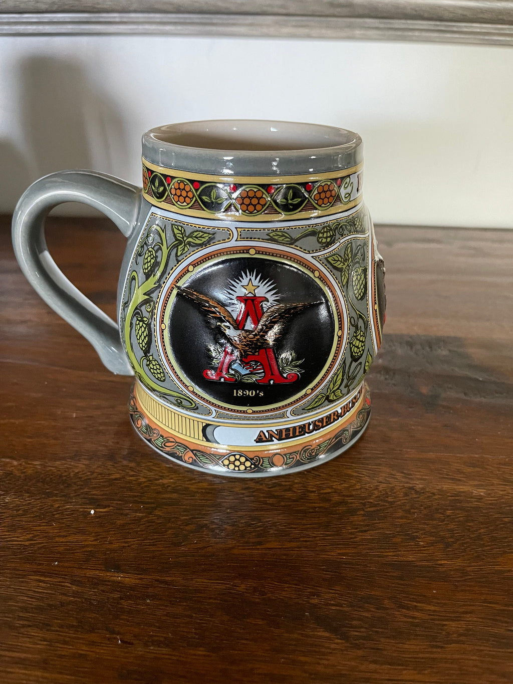 Vintage Budweiser stein 1890 edition