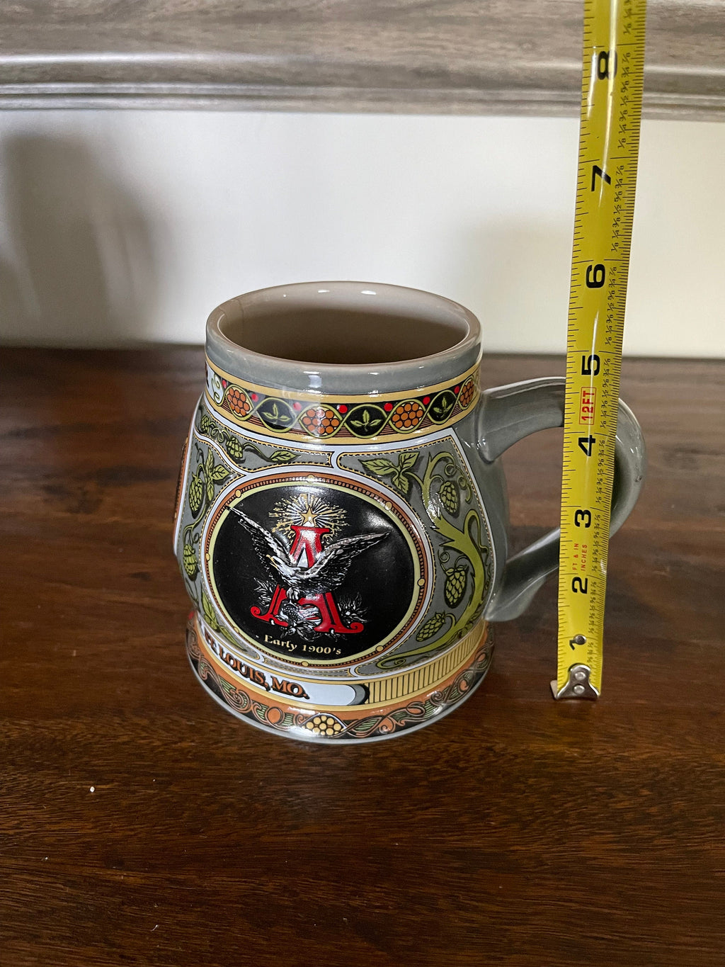 Vintage Budweiser stein 1890 edition