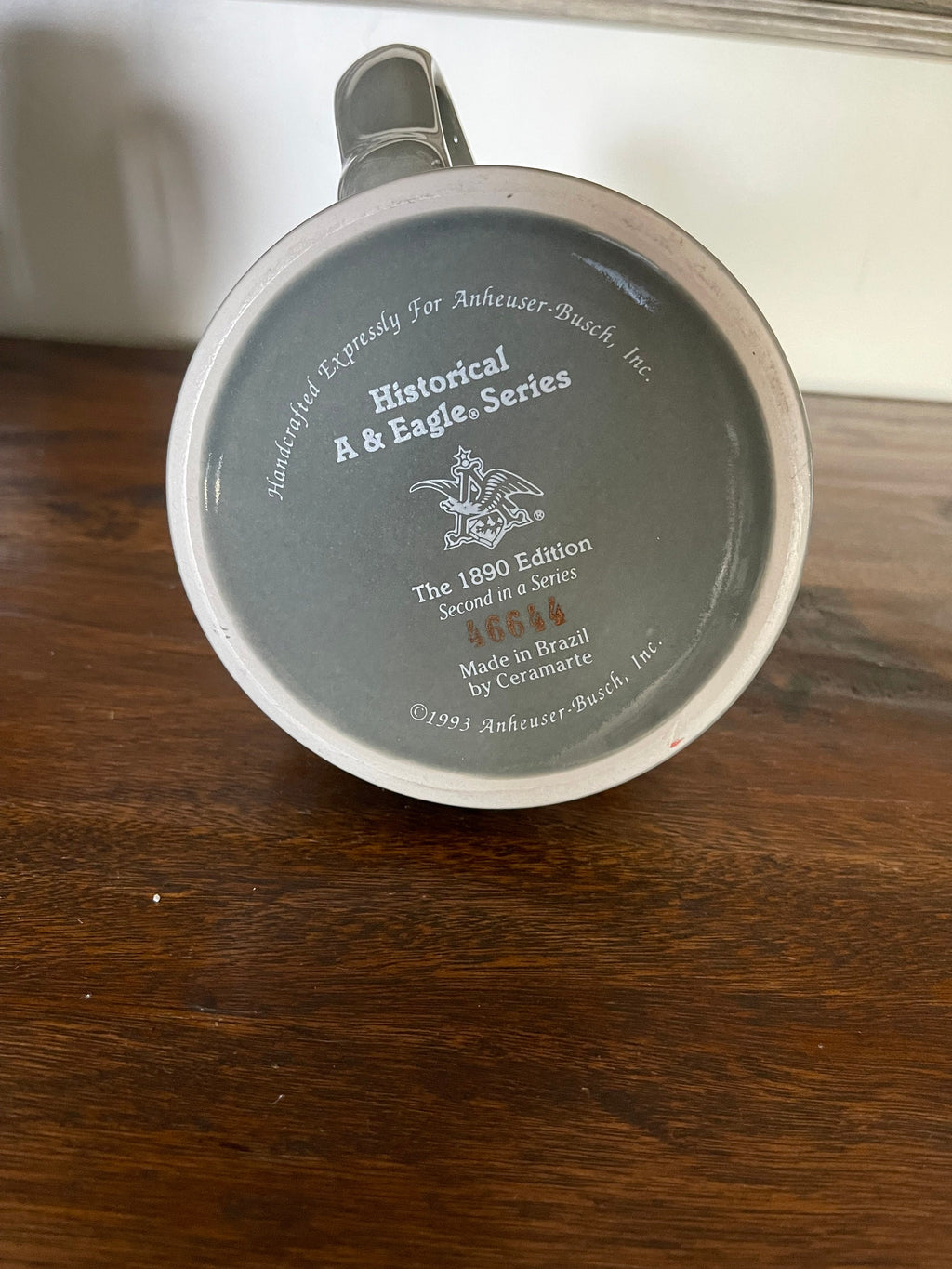 Vintage Budweiser stein 1890 edition