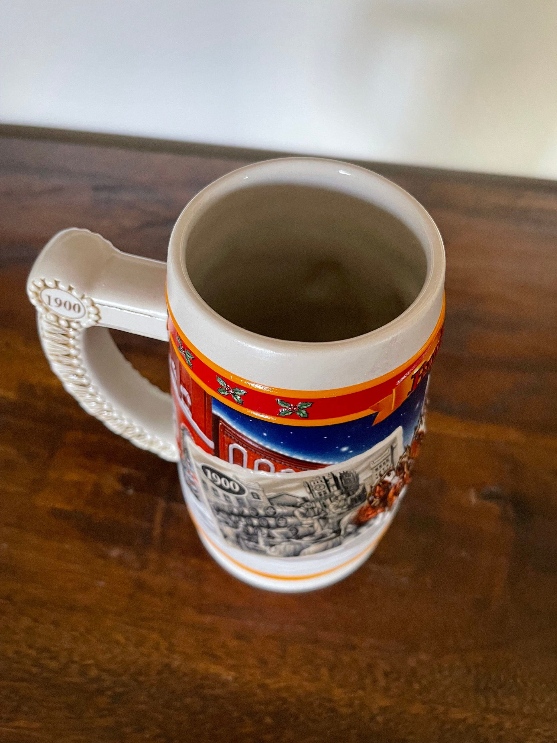 Vintage Budweiser 1999 Holiday Stein