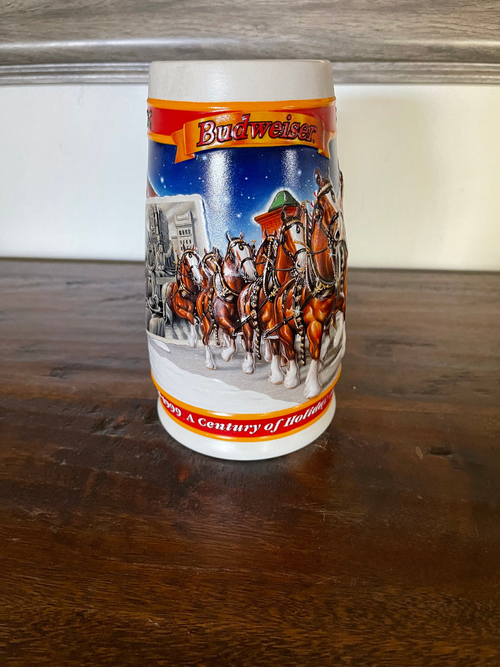 Vintage Budweiser 1999 Holiday Stein