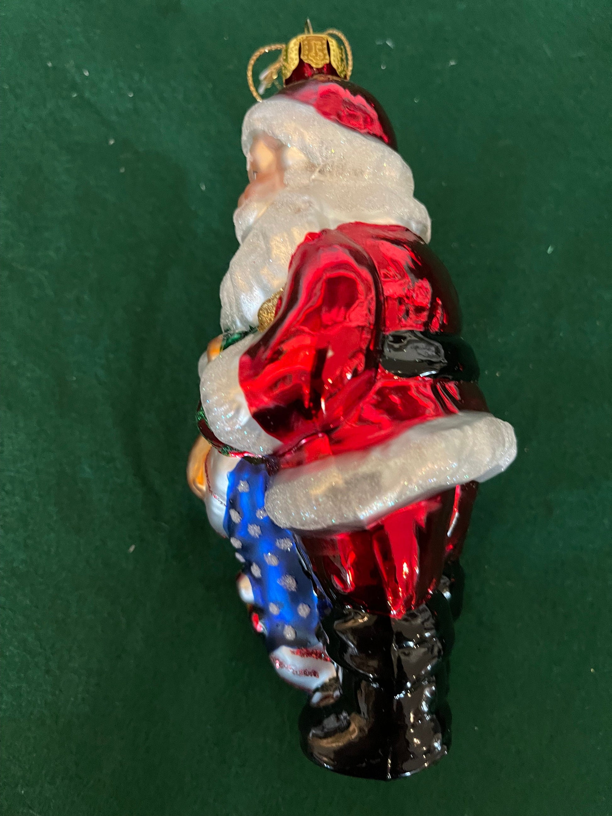 Vintage glass Christmas ornament