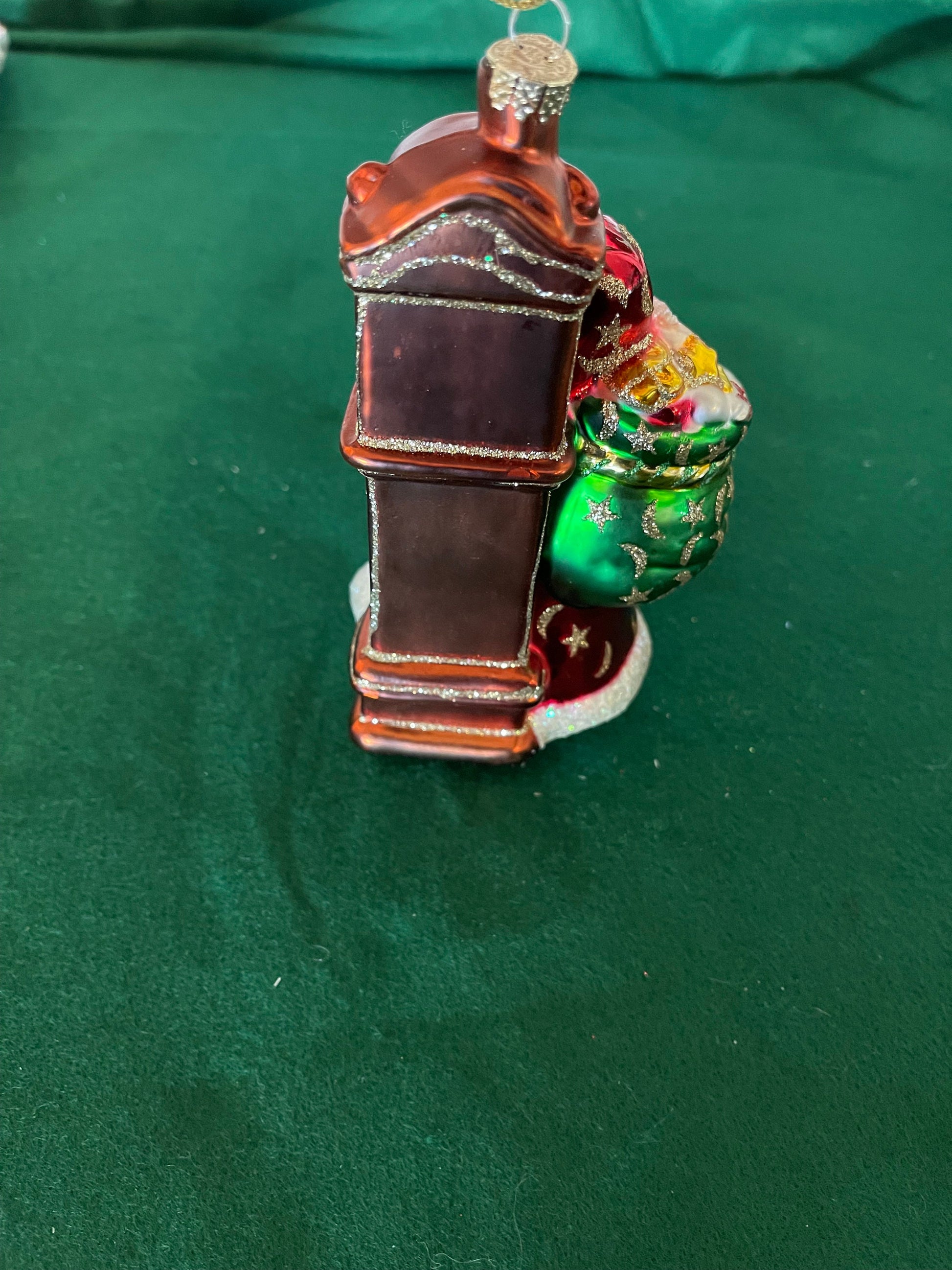 Vintage glass Christmas ornament