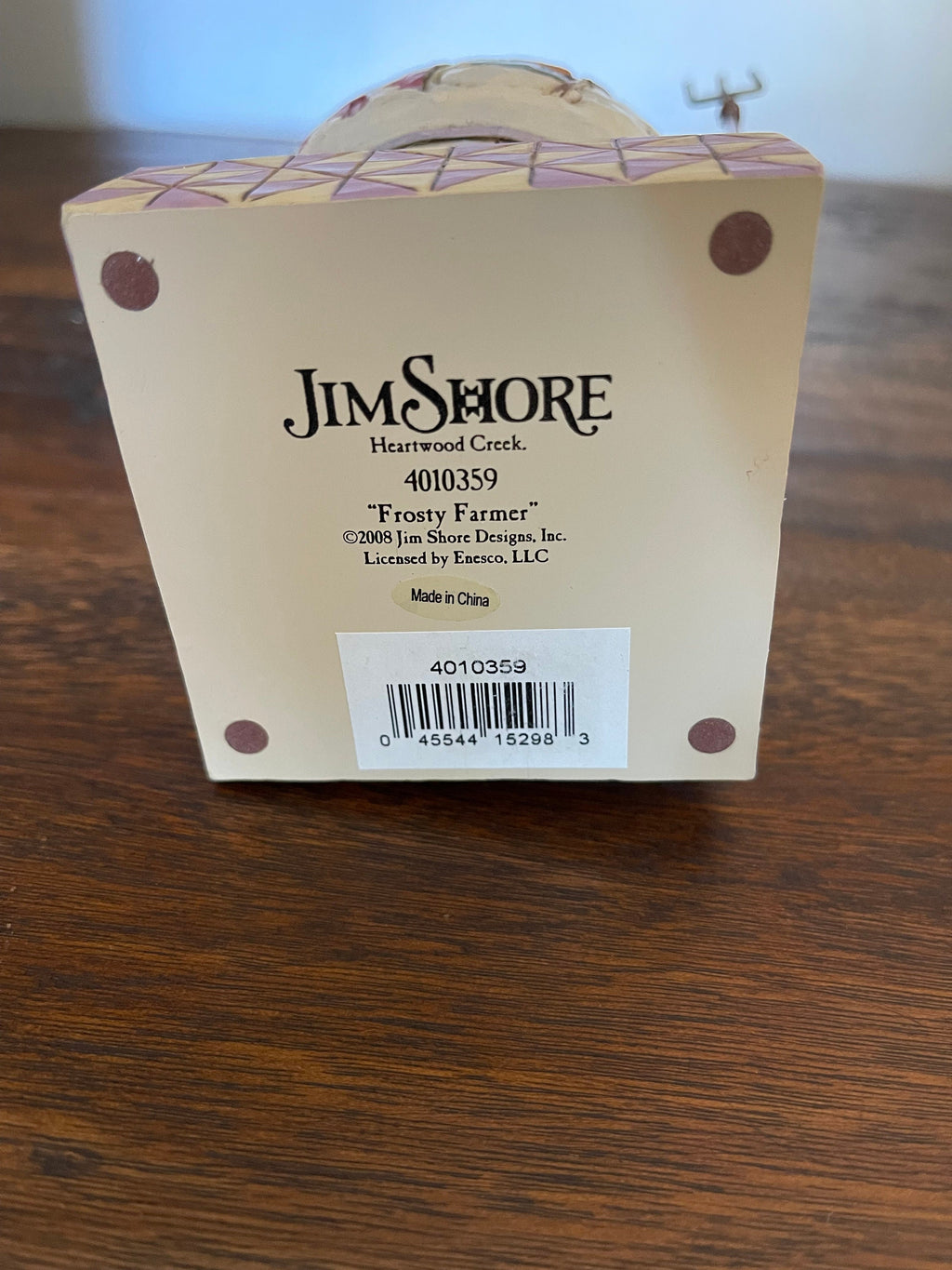 Jim Shore Heartwood Creek “Frosty Farmer” Snowman