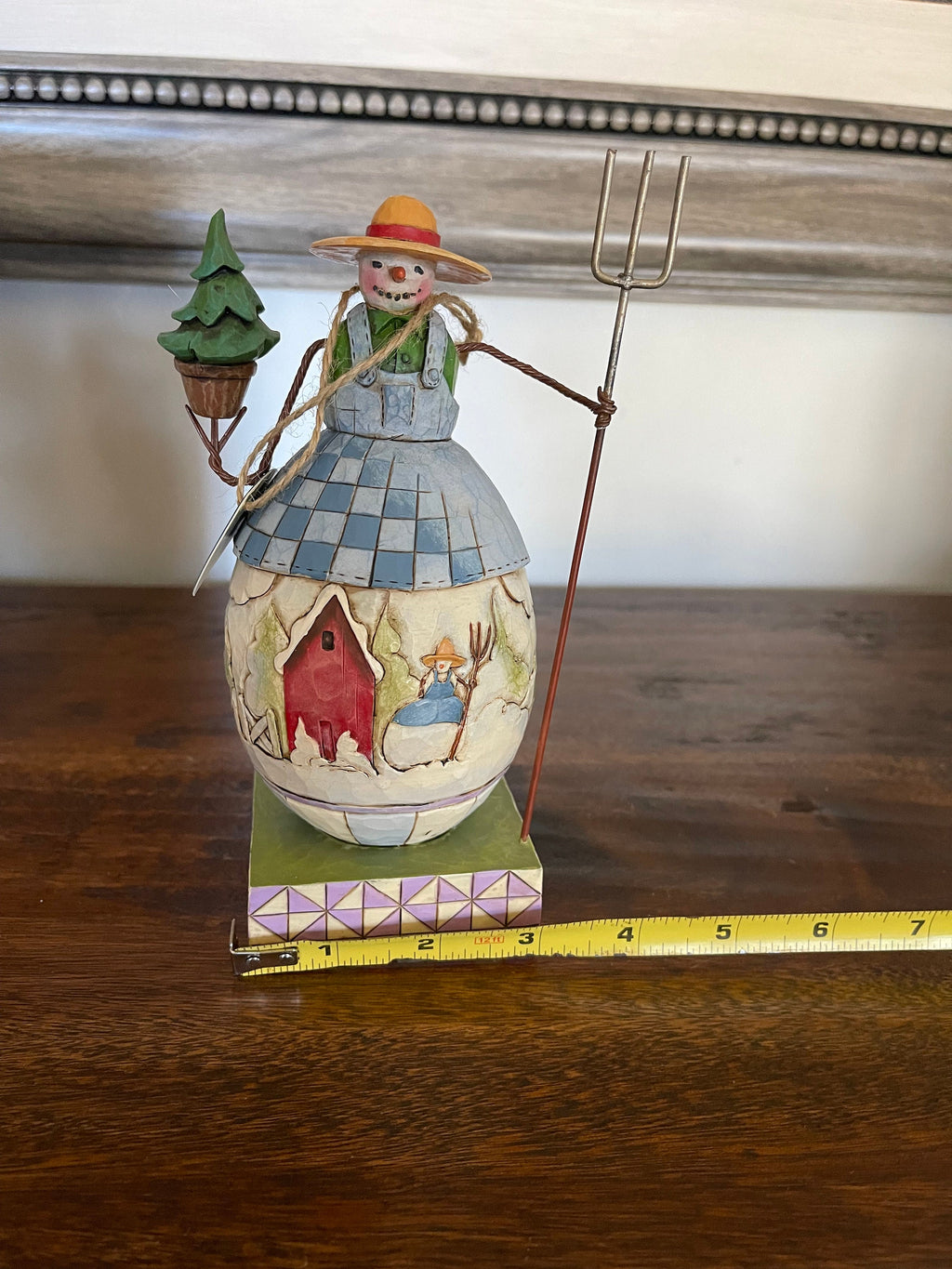 Jim Shore Heartwood Creek “Frosty Farmer” Snowman