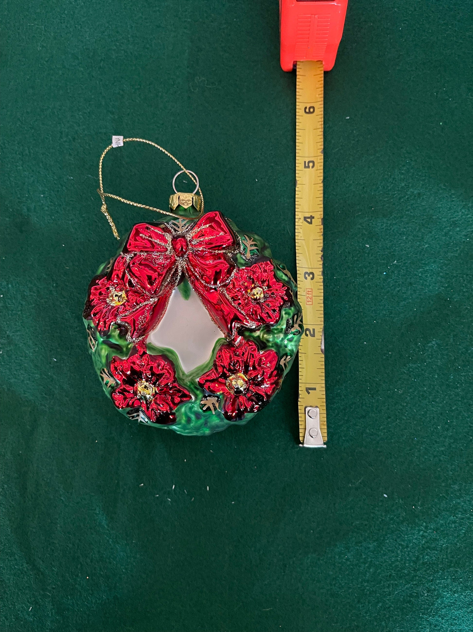 Vintage Glass Christmas Ornament