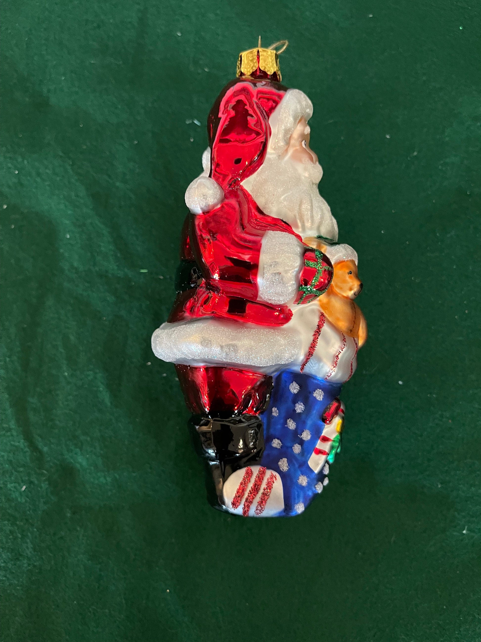 Vintage glass Christmas ornament