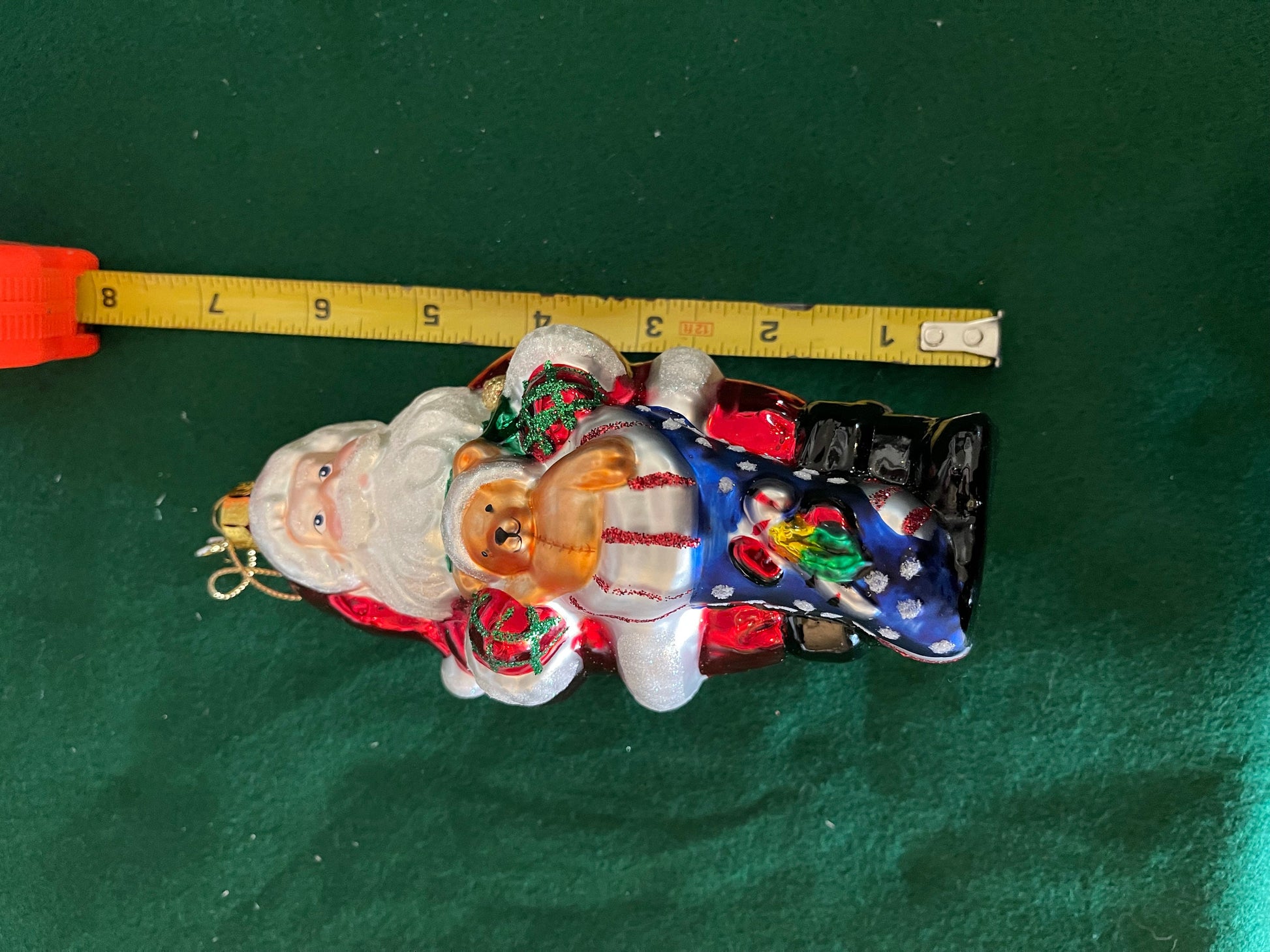 Vintage glass Christmas ornament