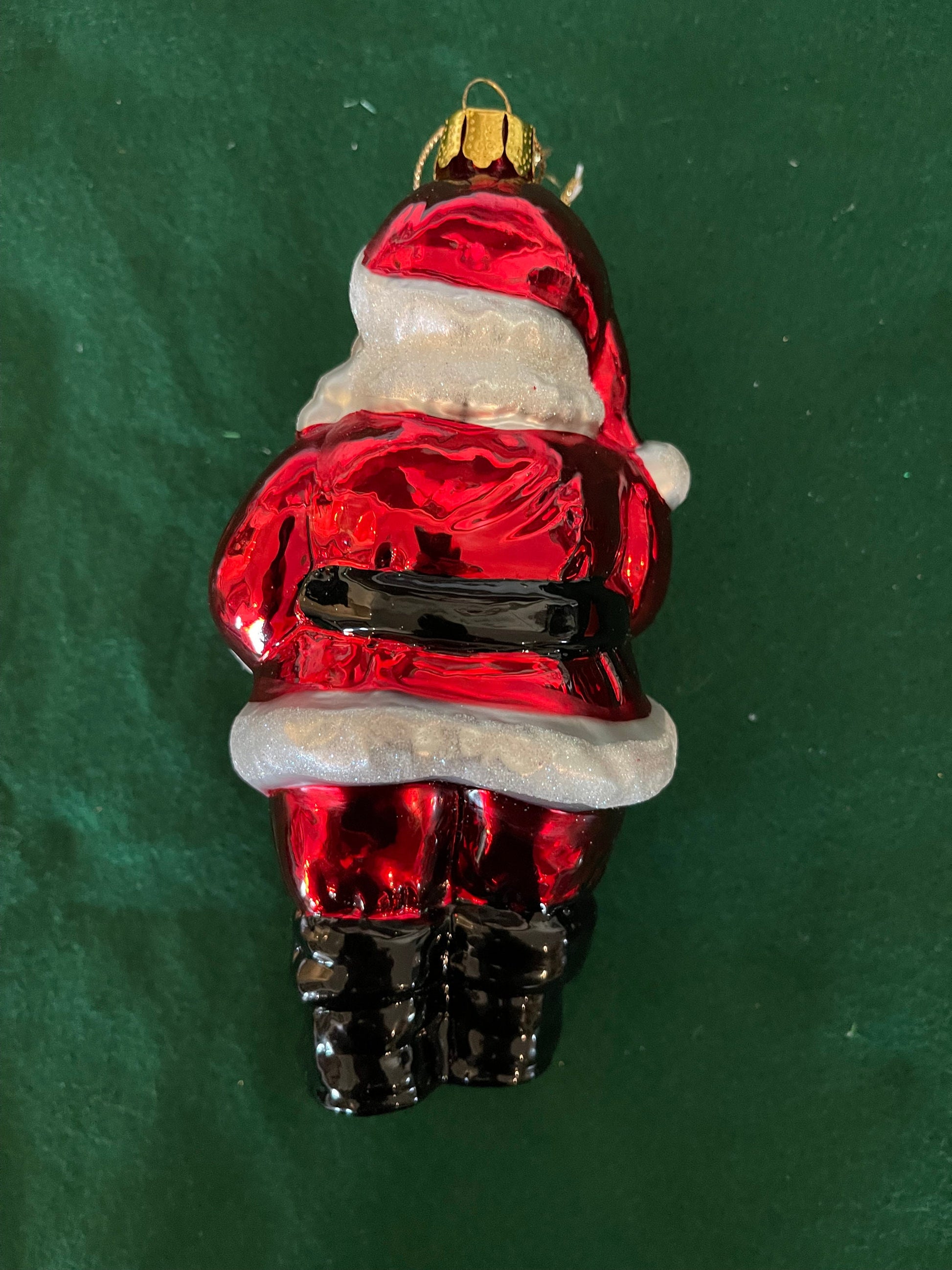 Vintage glass Christmas ornament