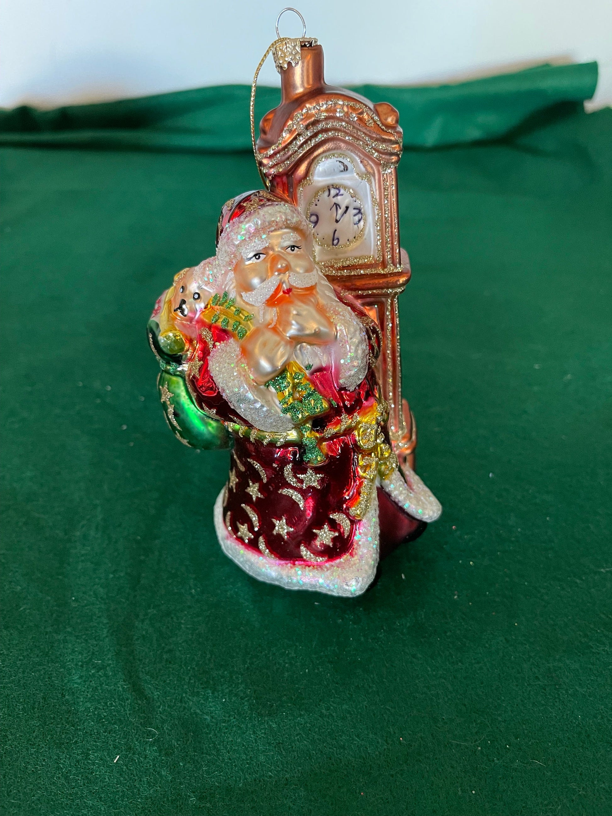 Vintage glass Christmas ornament